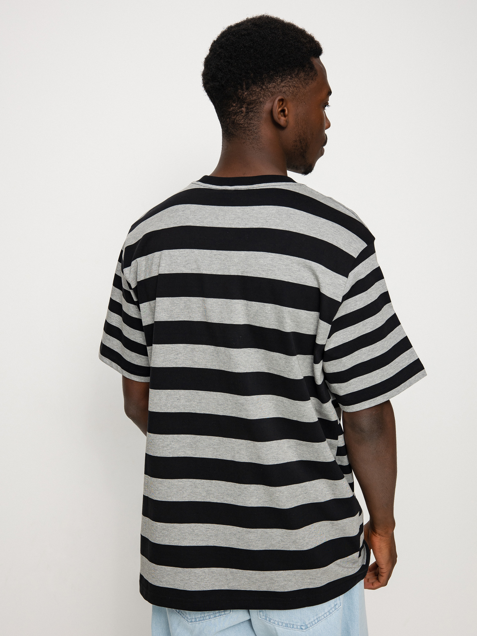 T-shirt Carhartt WIP Merrick Pocket (merrick stripe/black/grey heather)