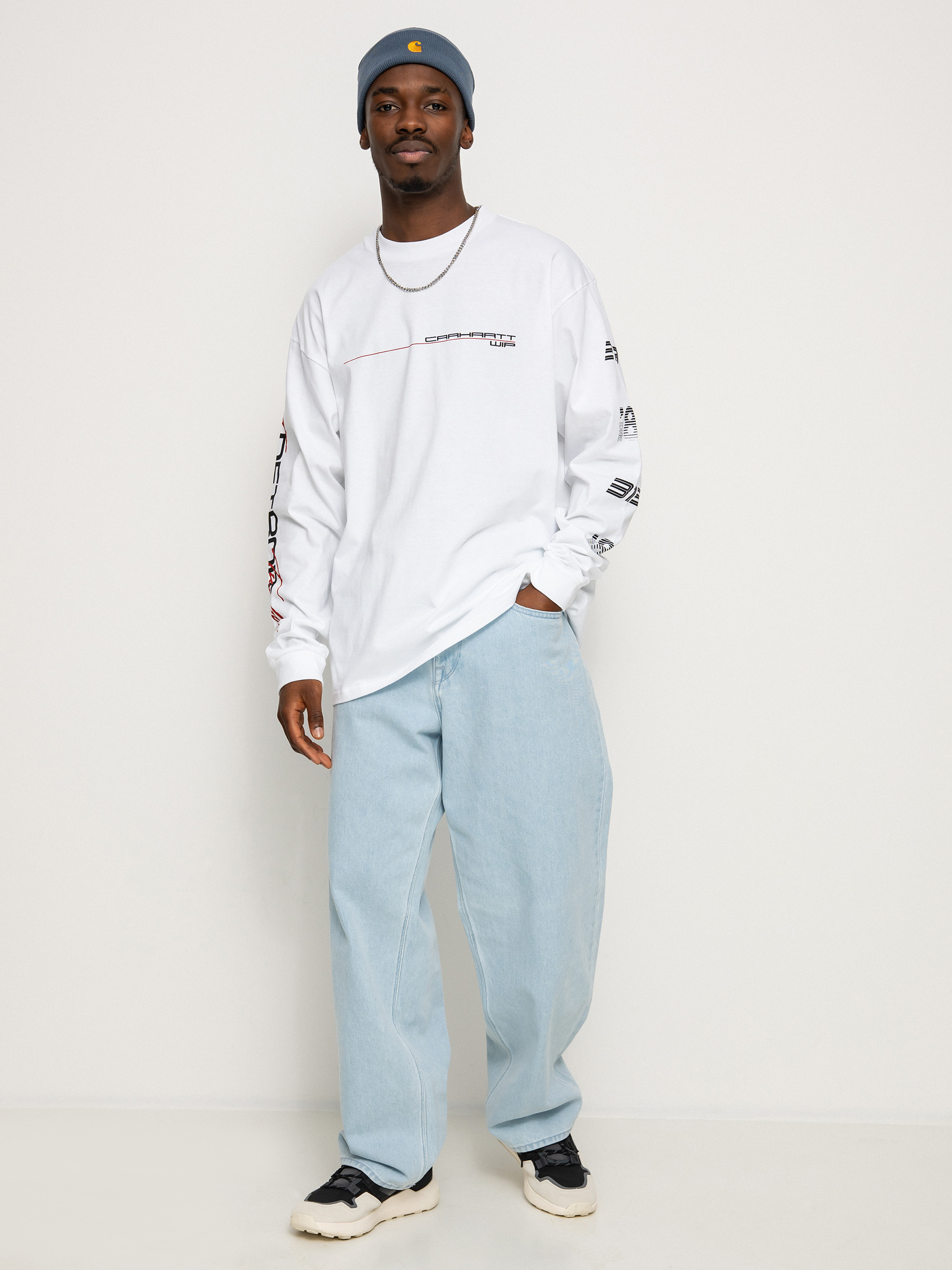 Longsleeve Carhartt WIP Detroit Turbo (white)