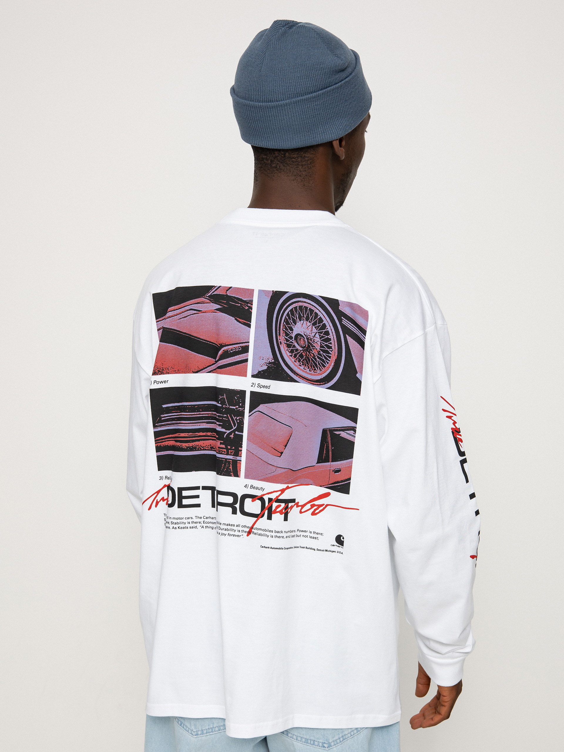 Longsleeve Carhartt WIP Detroit Turbo (white)