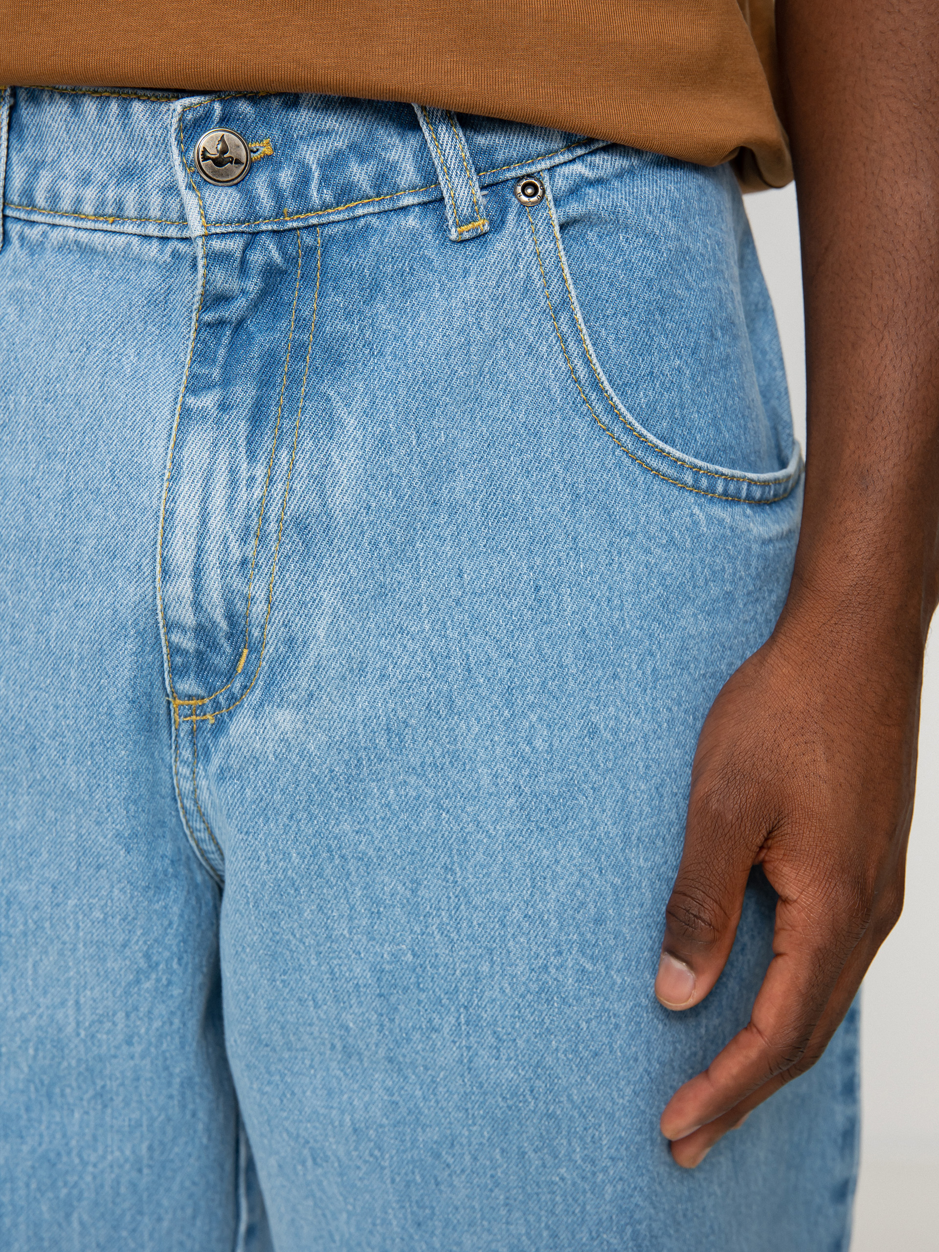 Spodnie Nervous Baggy (denim light blue)