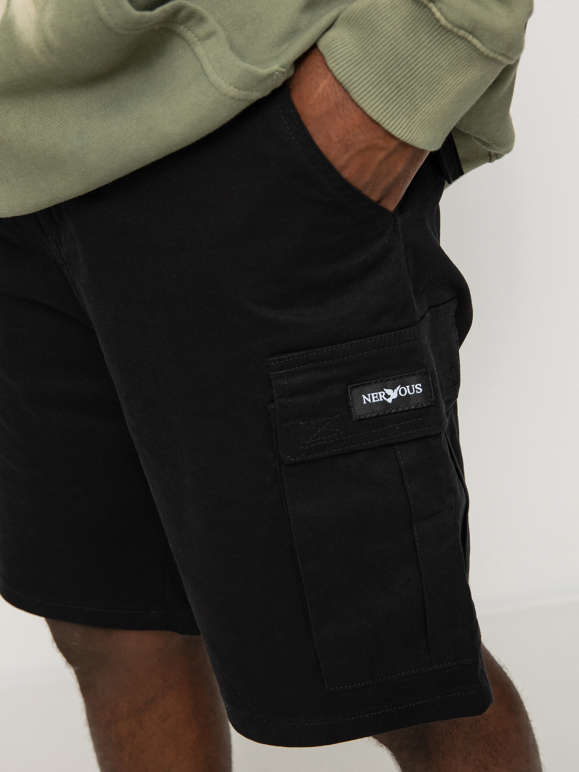 Szorty Nervous Cargo (black)