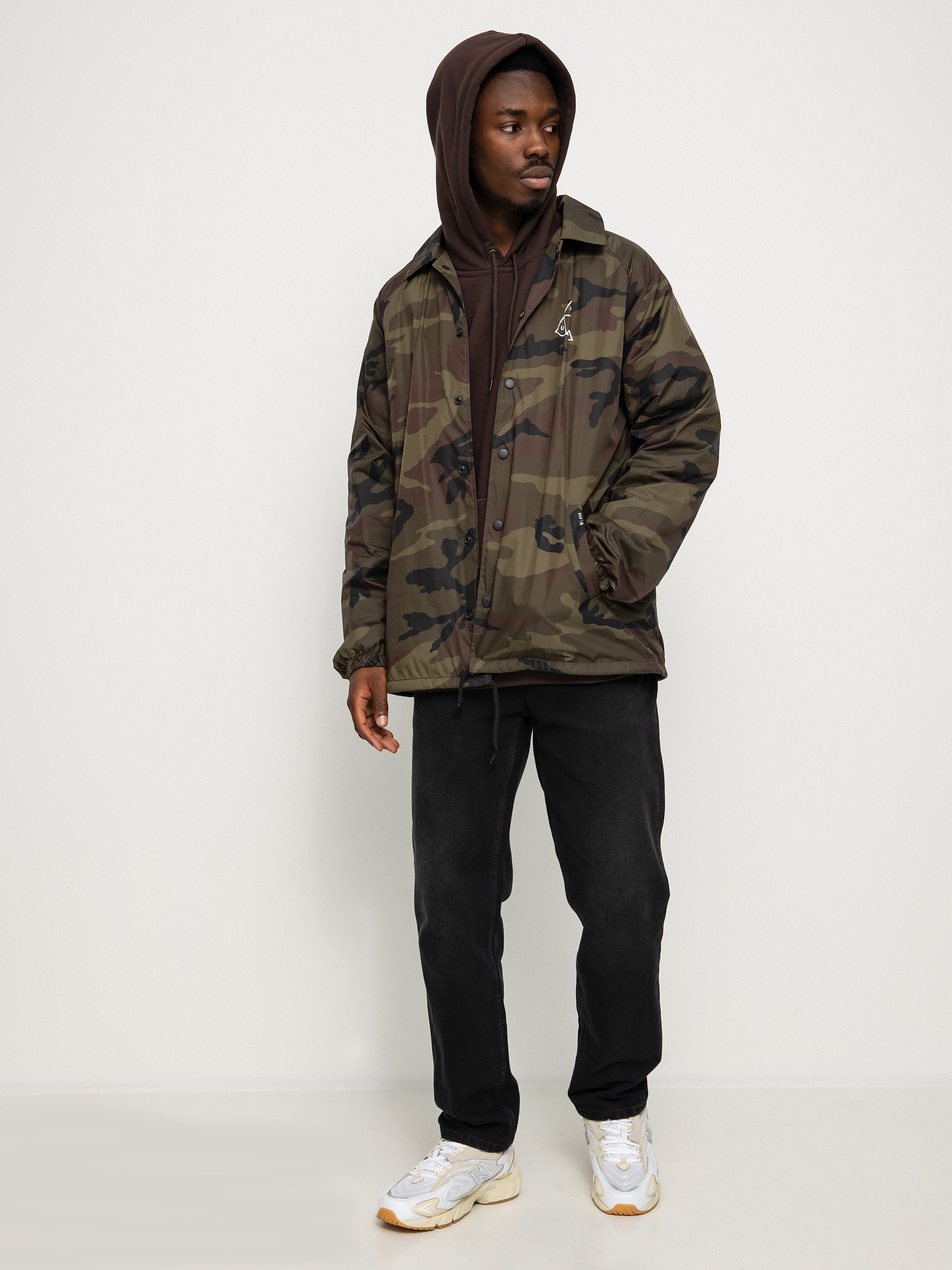 Kurtka HUF Essentials Triple Triangle Coaches (woodland)