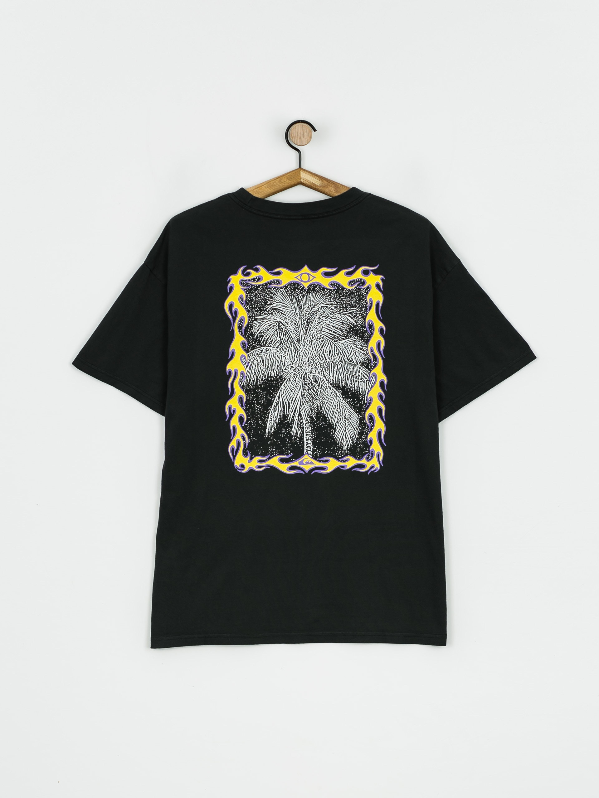 T-shirt Quiksilver Psychedelic Salt (black)