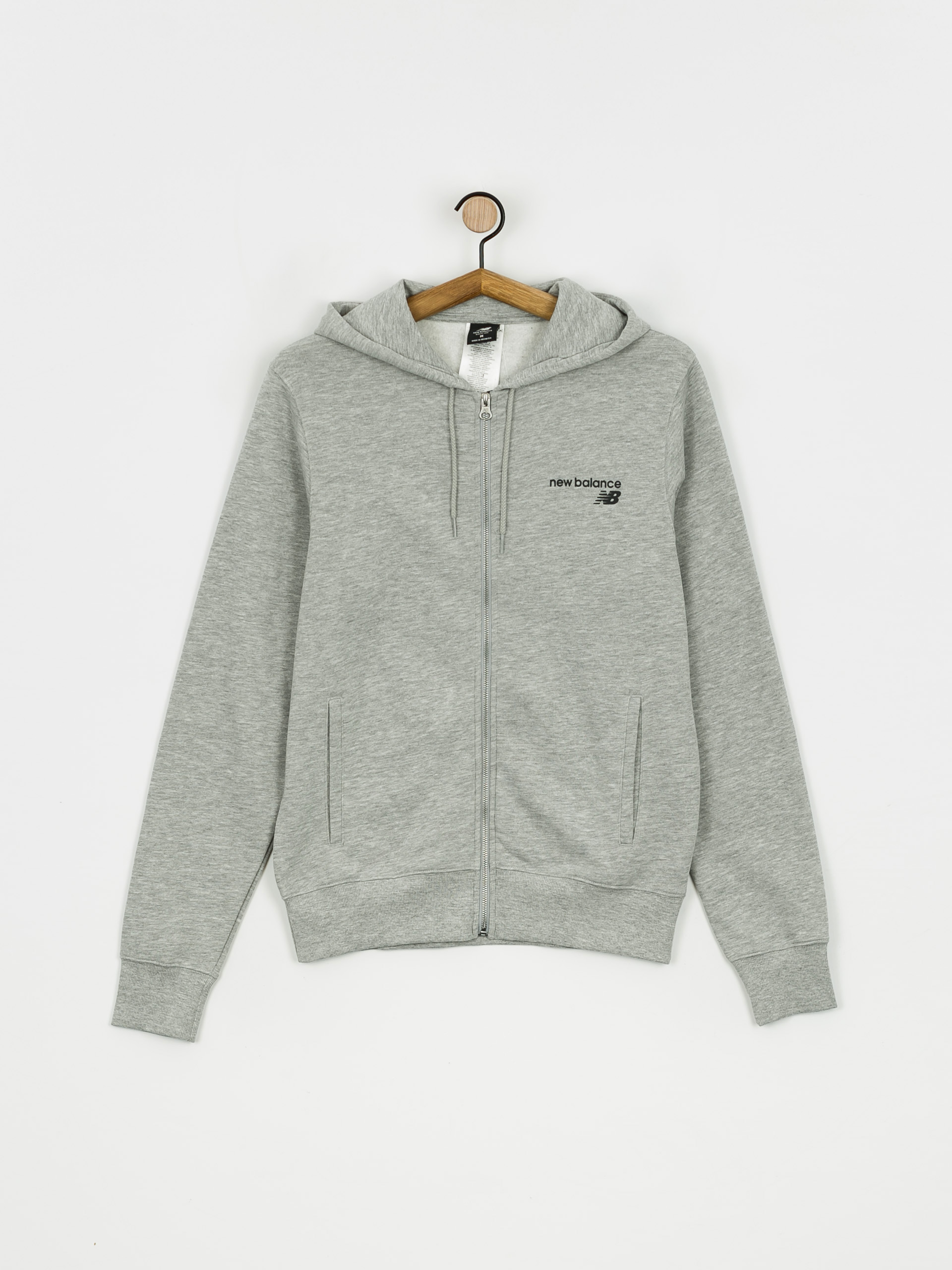 Bluza z kapturem New Balance Classic Core ZHD (athletic gre)