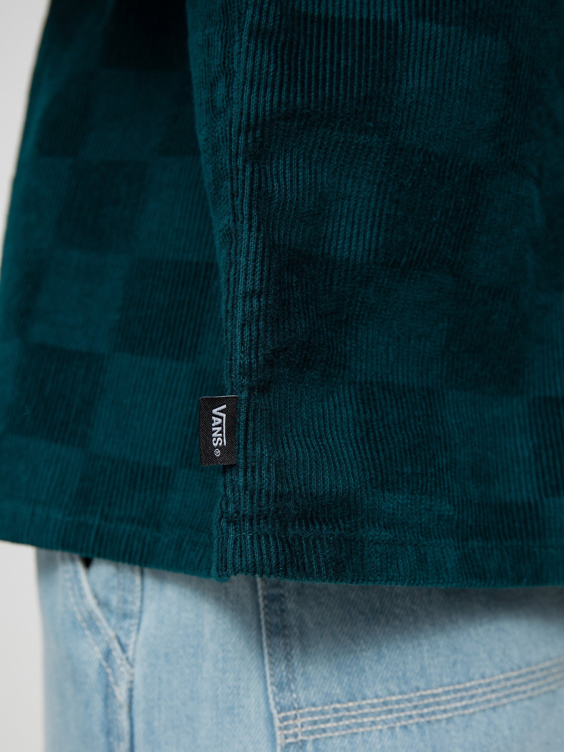 Koszula Vans Check It Out Shacket Wmn (checkerboard cord deep teal)