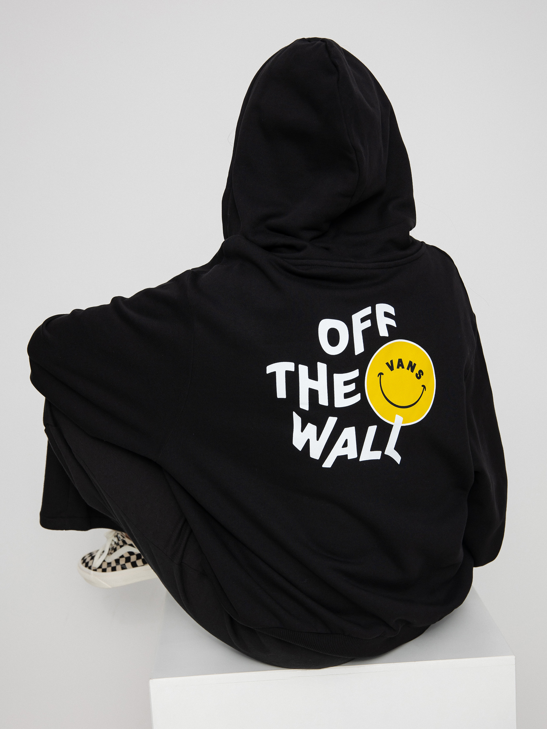 Bluza z kapturem Vans Mar Mar Ls HD Wmn (radically happy black)