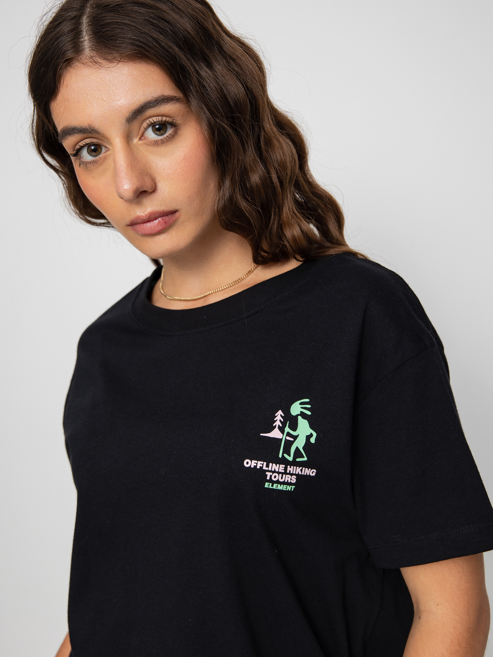 T-shirt Element Offline Wmn (flint black)