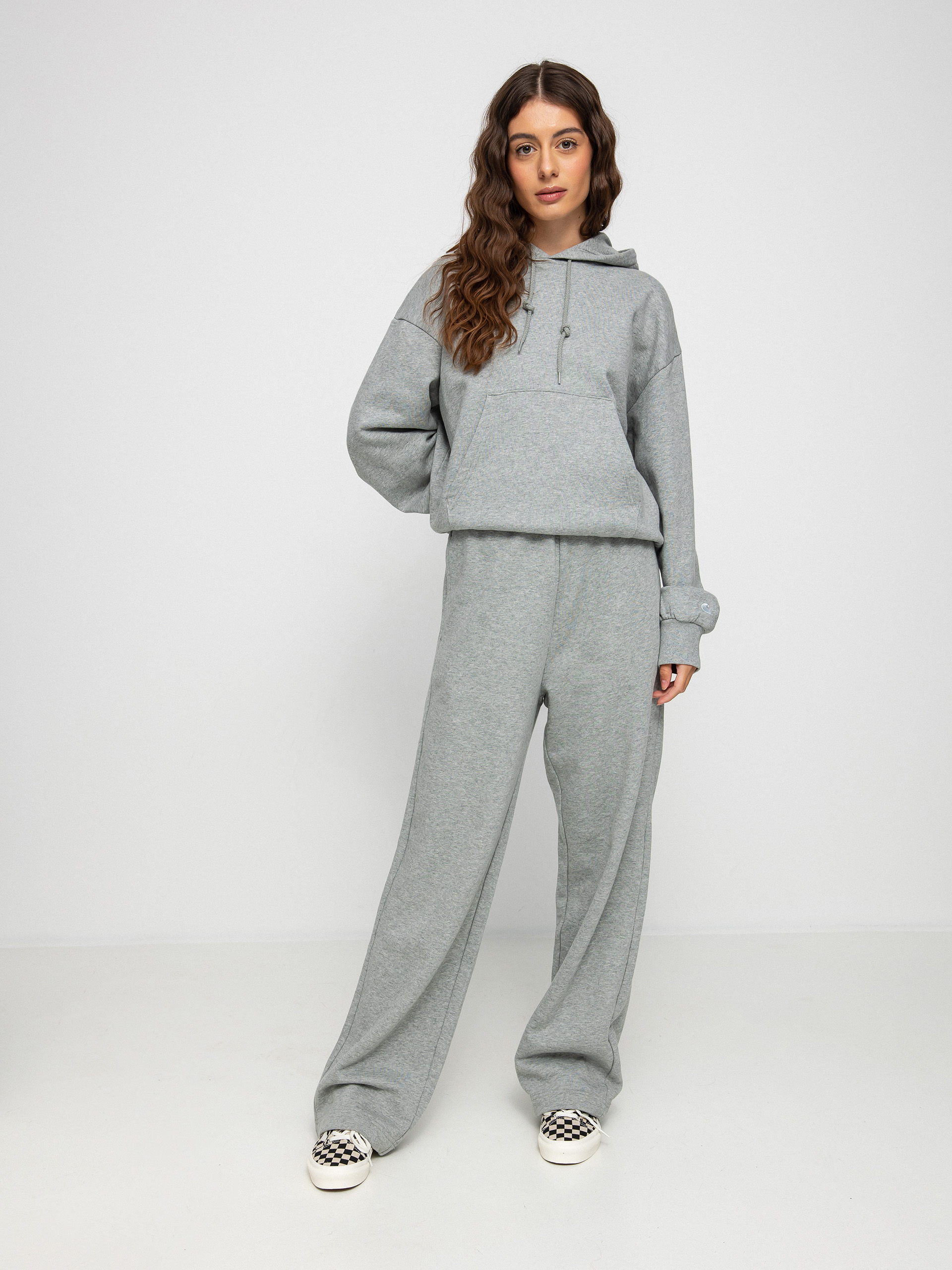Bluza z kapturem Carhartt WIP Casey HD Wmn (grey heather/silver)