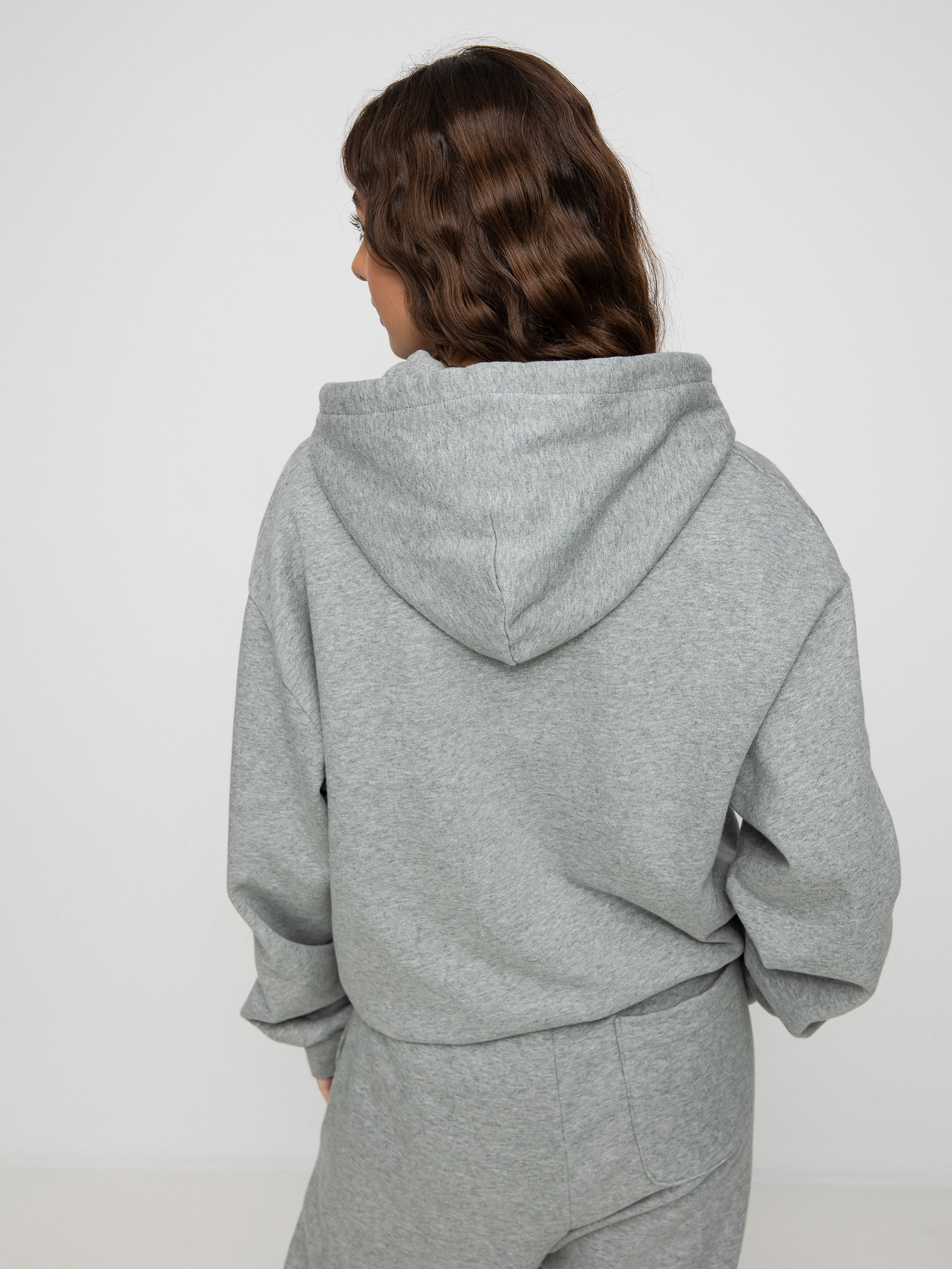 Bluza z kapturem Carhartt WIP Casey HD Wmn (grey heather/silver)