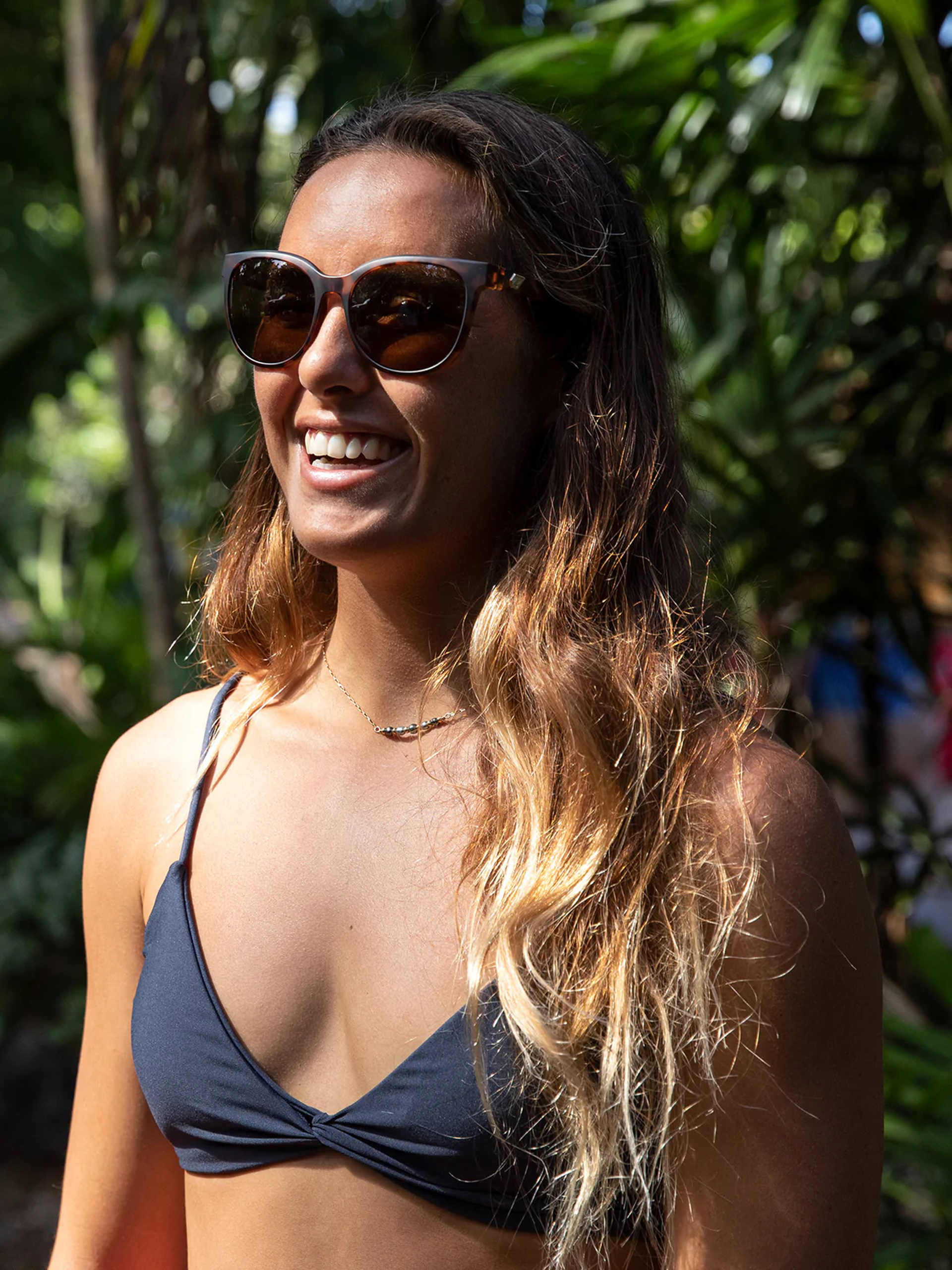 Okulary przeciwsłoneczne Volcom Garden Wmn (matte tort/bronze)