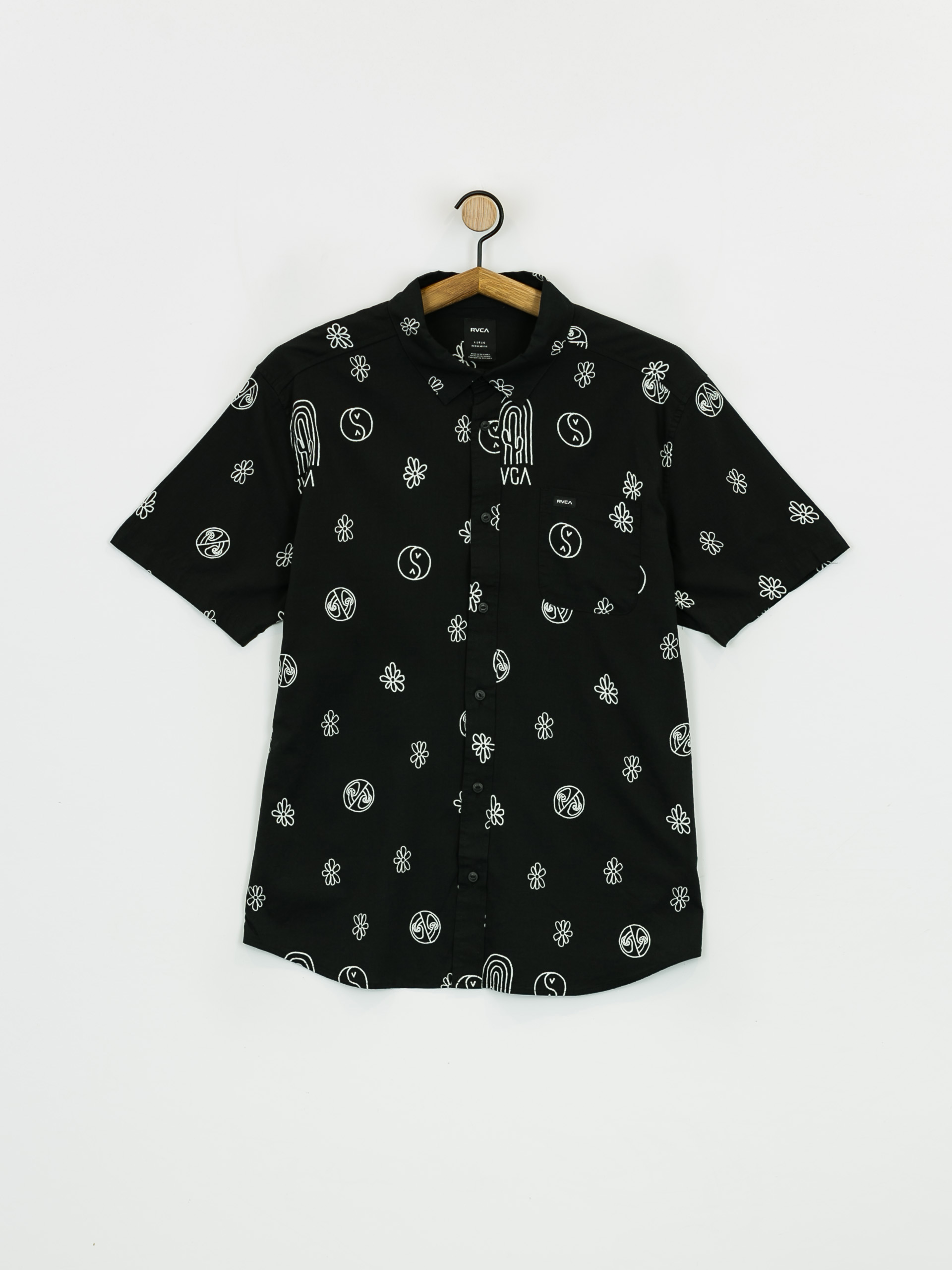 Koszula RVCA Hippy Bits (black)