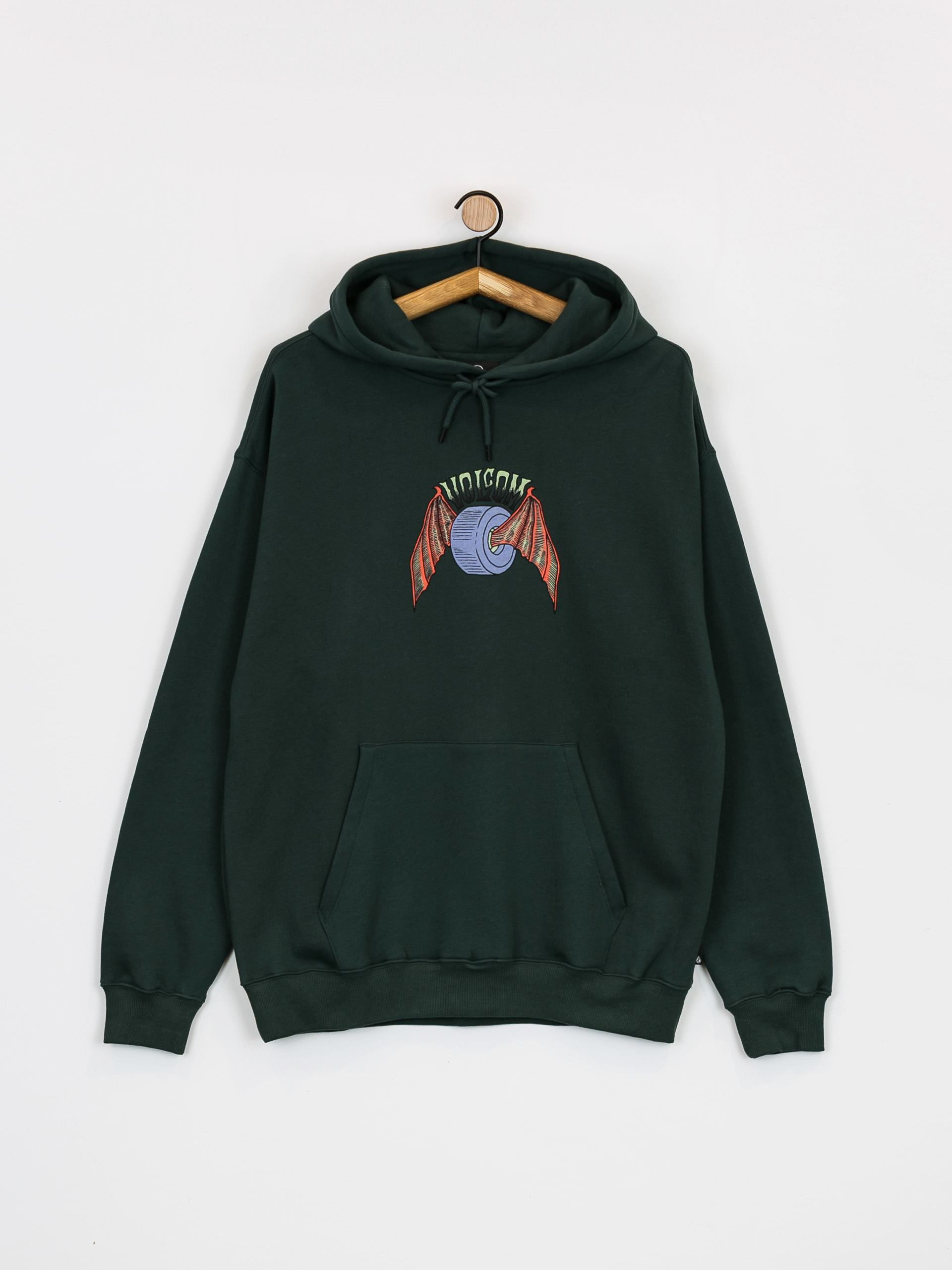 Bluza z kapturem Volcom Hell Wheel HD (cedar green)
