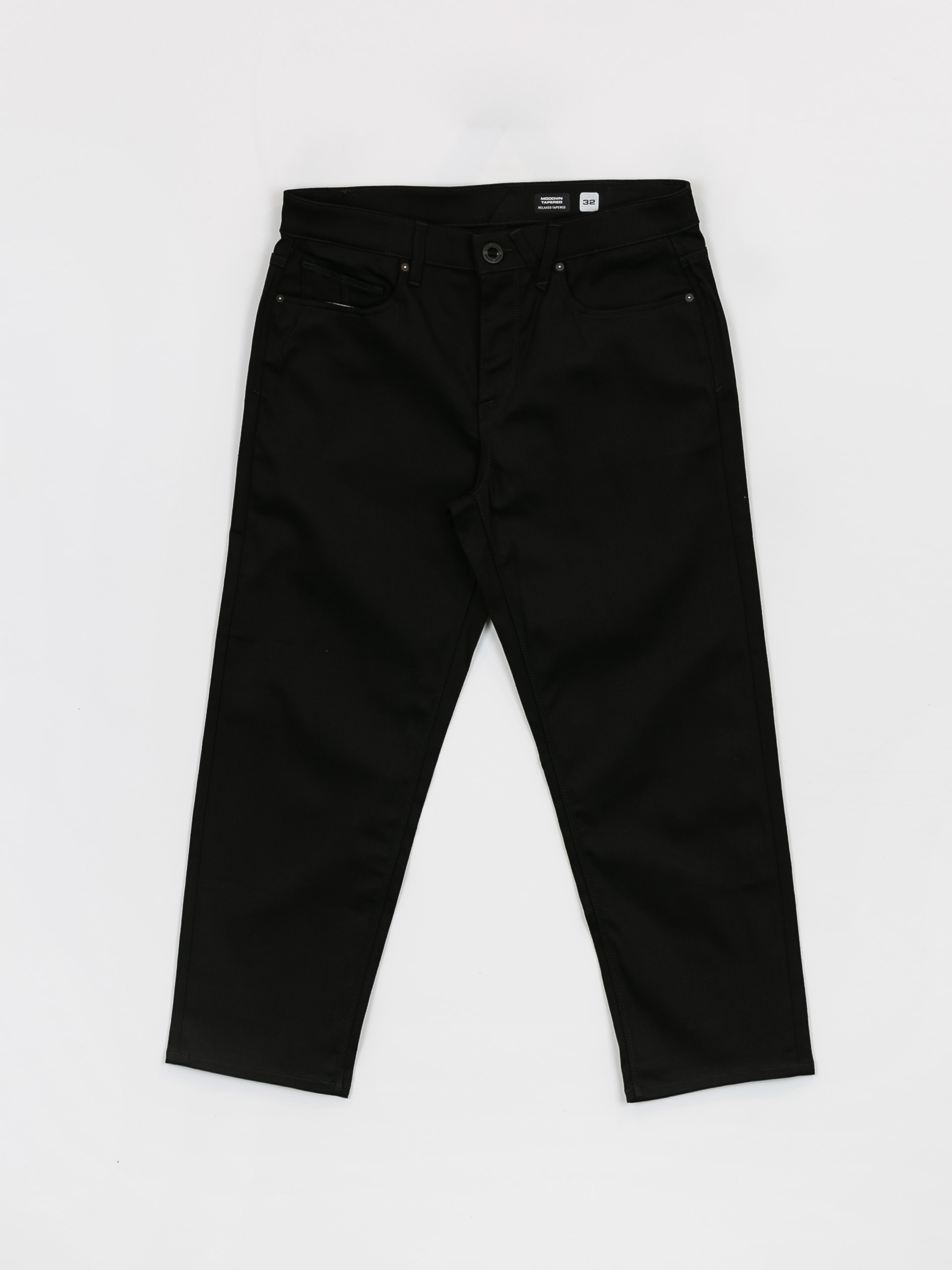Spodnie Volcom Modown Tapered Denim (black on black)