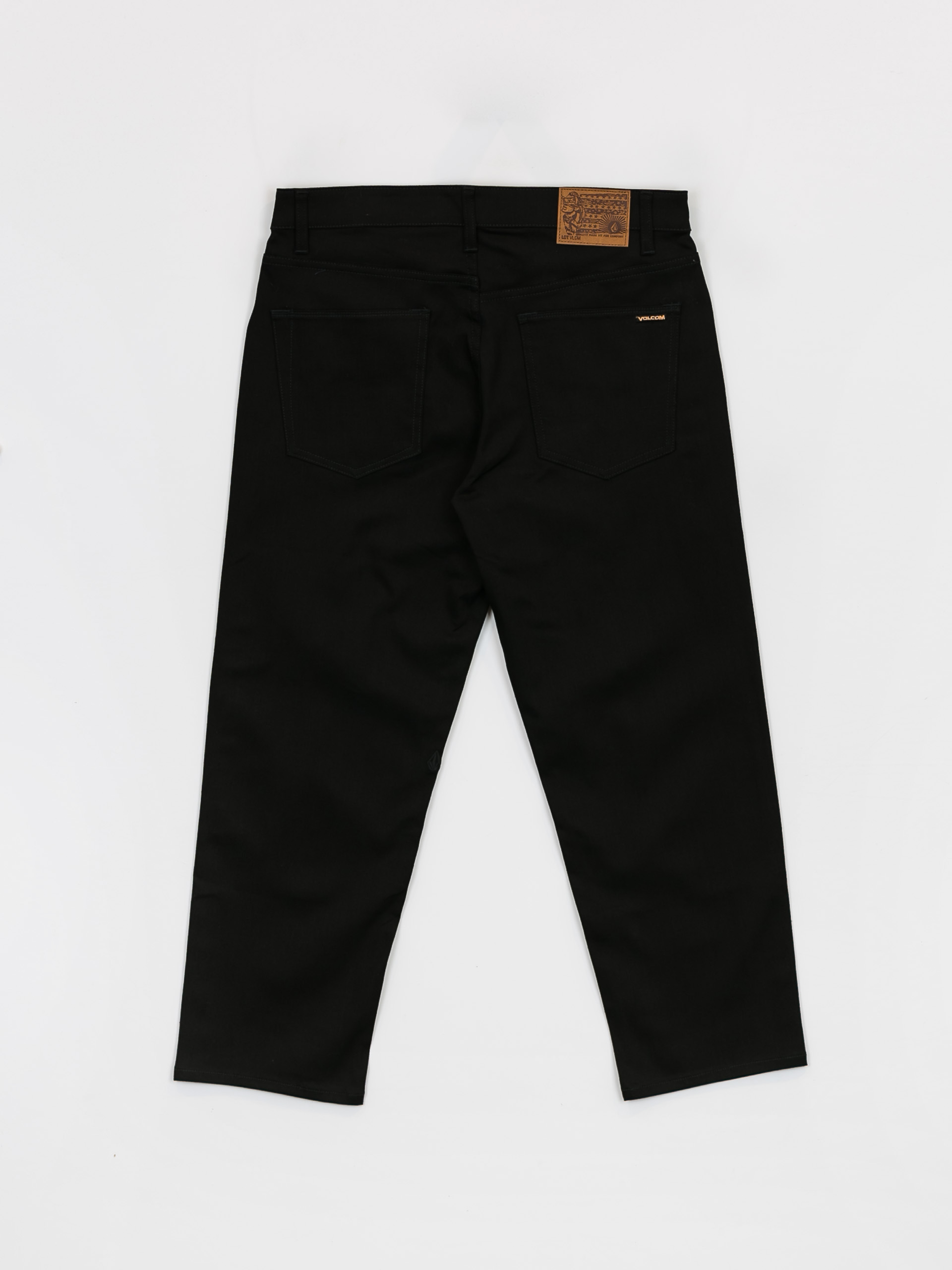 Spodnie Volcom Modown Tapered Denim (black on black)