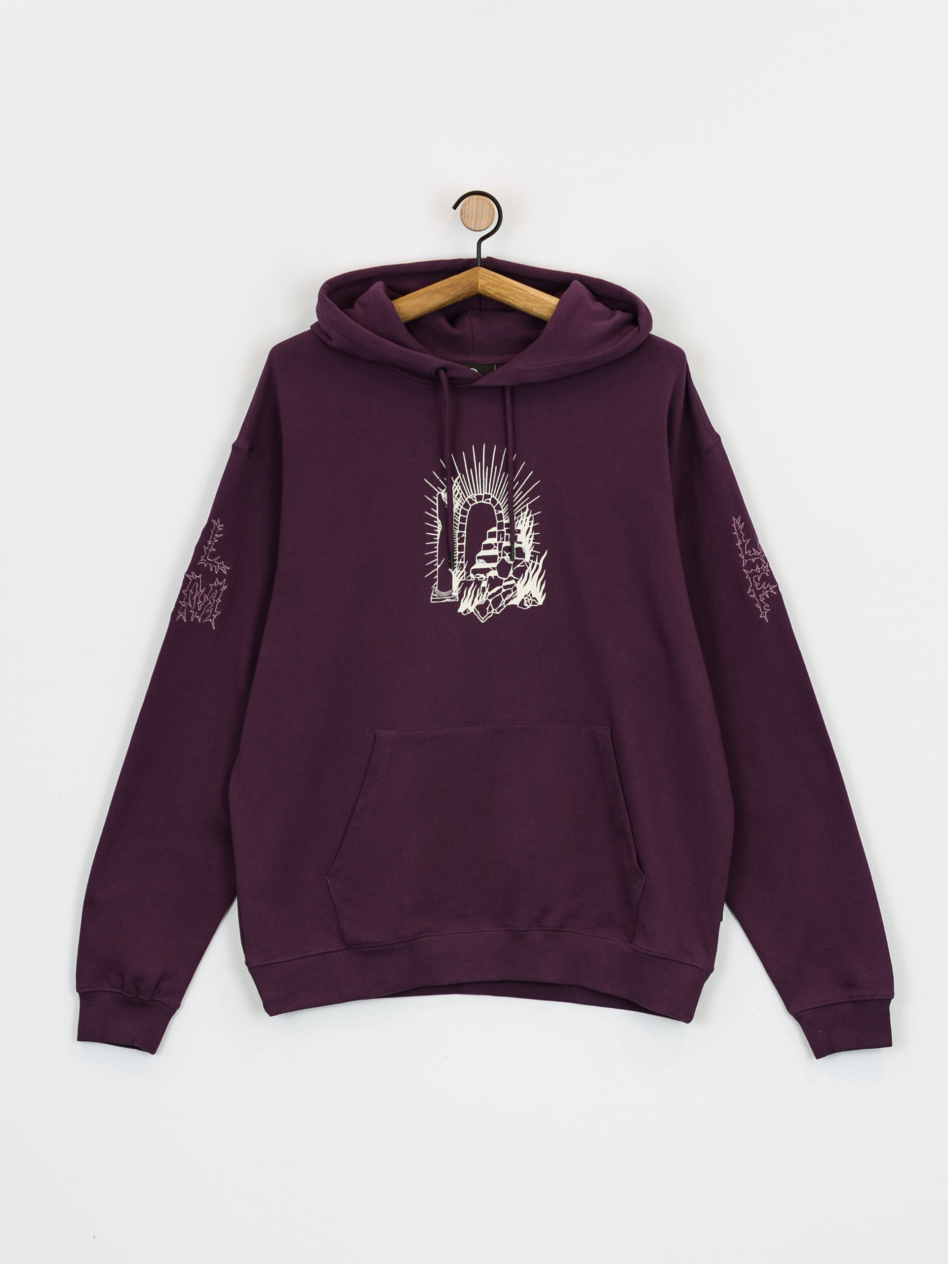 Bluza z kapturem Volcom Fa Vaderetro HD (mulberry)