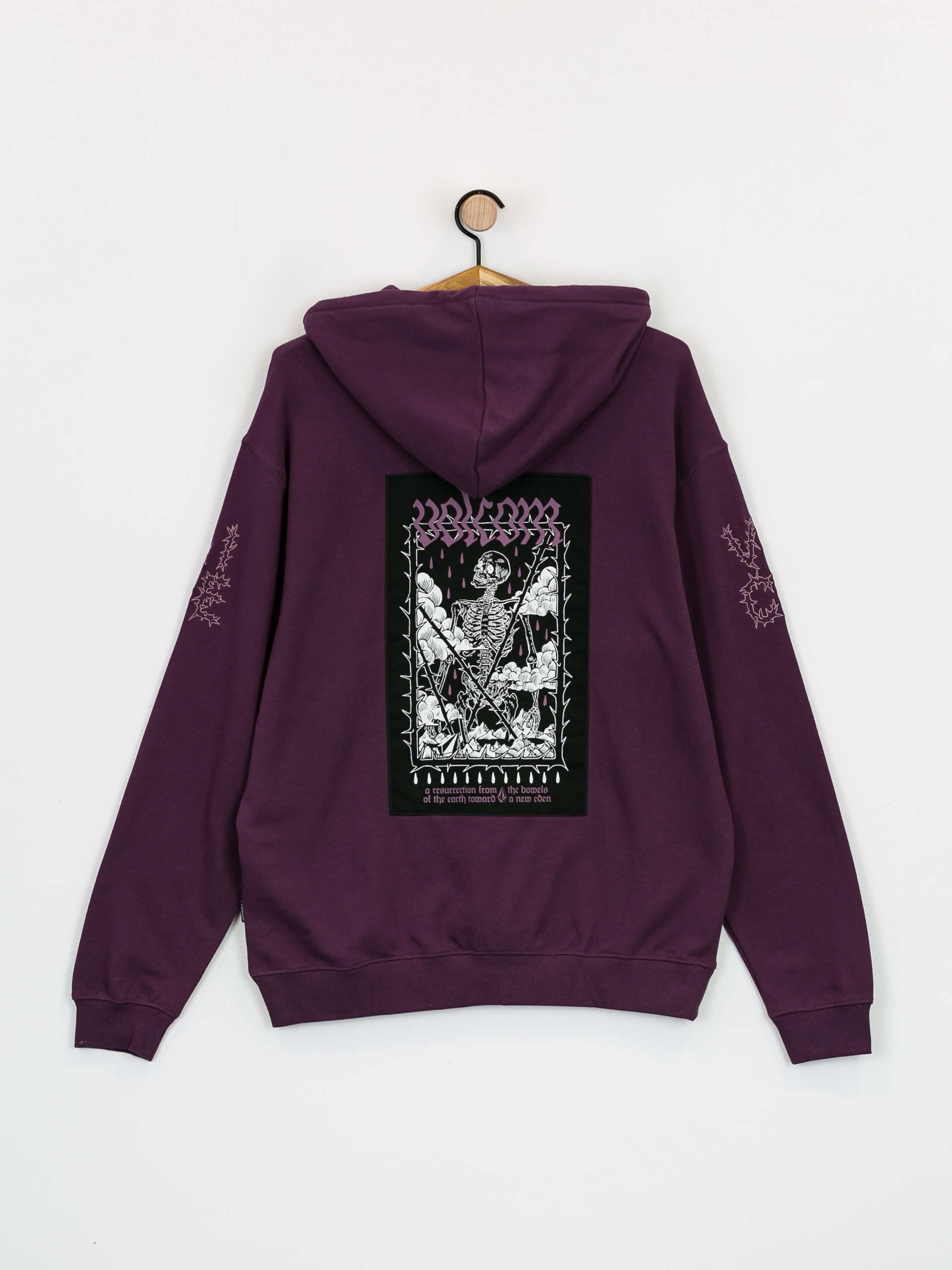 Bluza z kapturem Volcom Fa Vaderetro HD (mulberry)