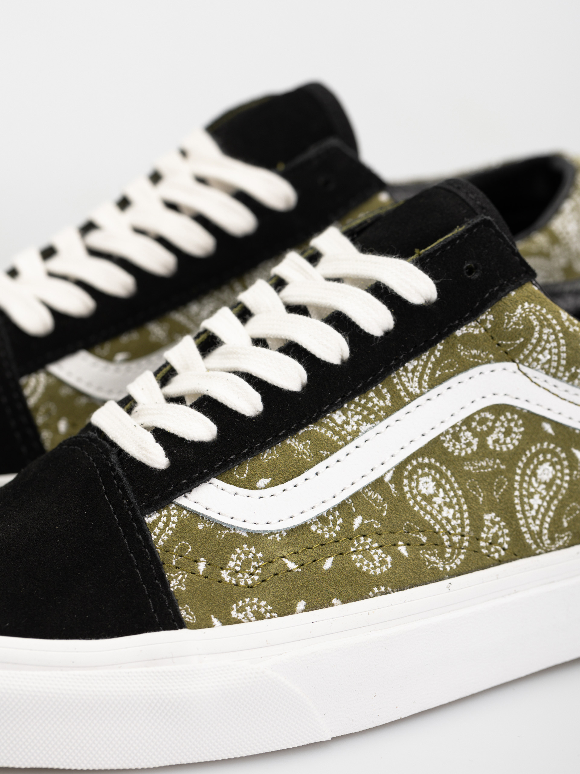 Buty Vans Old Skool (paisley suede black/olive)