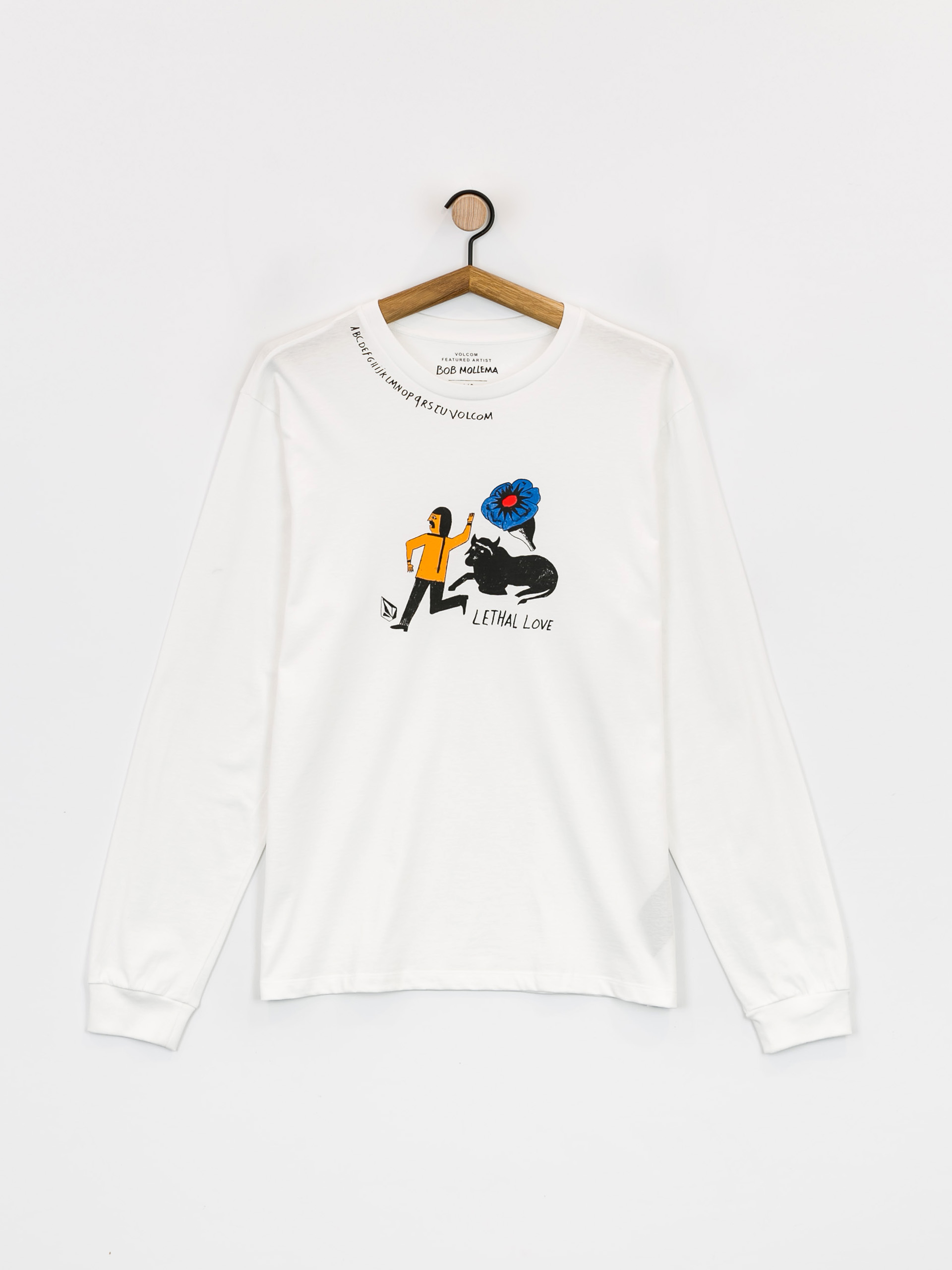 Longsleeve Volcom Fa Bob Mollema (white)