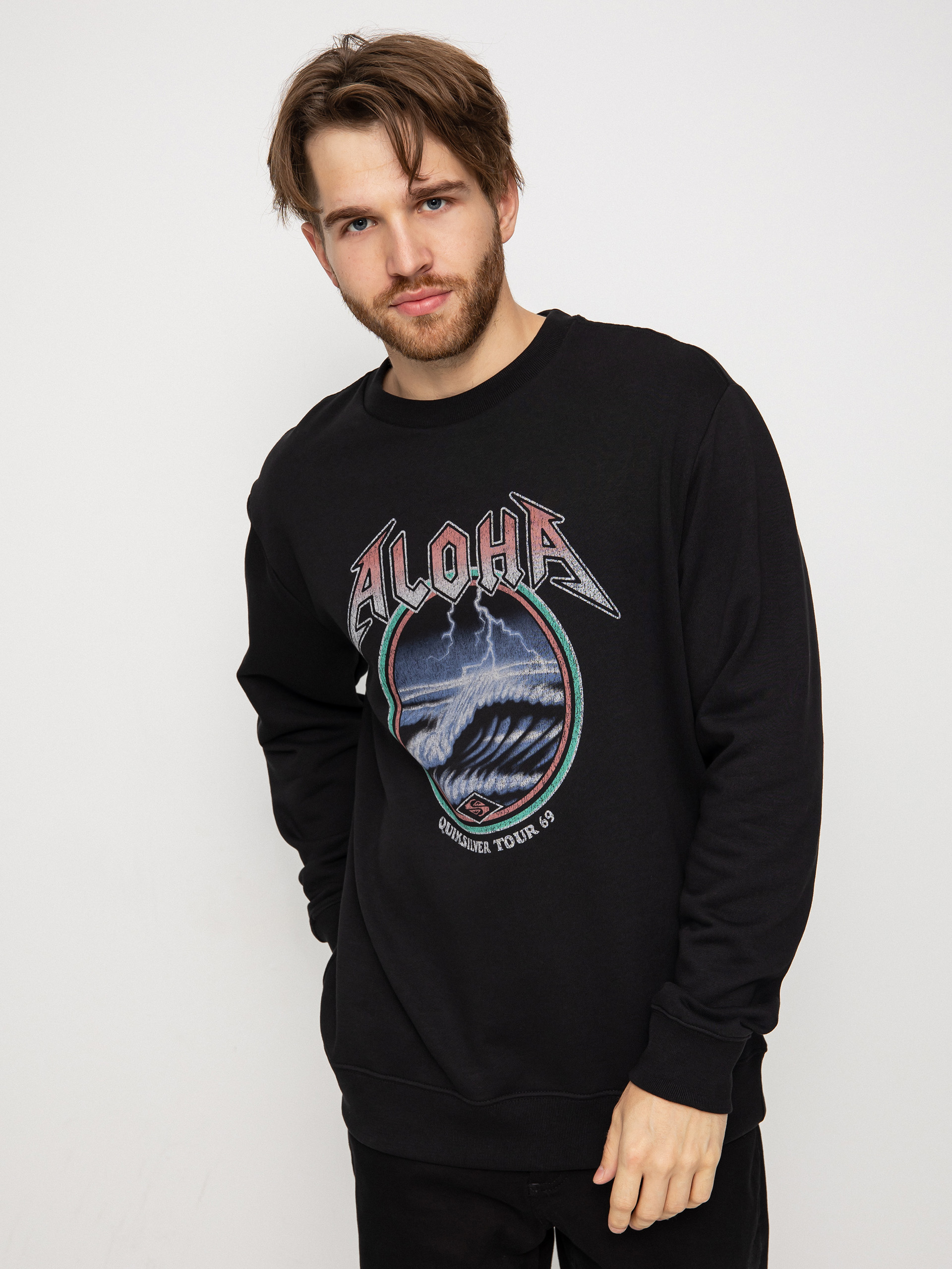 Quiksilver Суитшърт Rock Waves (black)