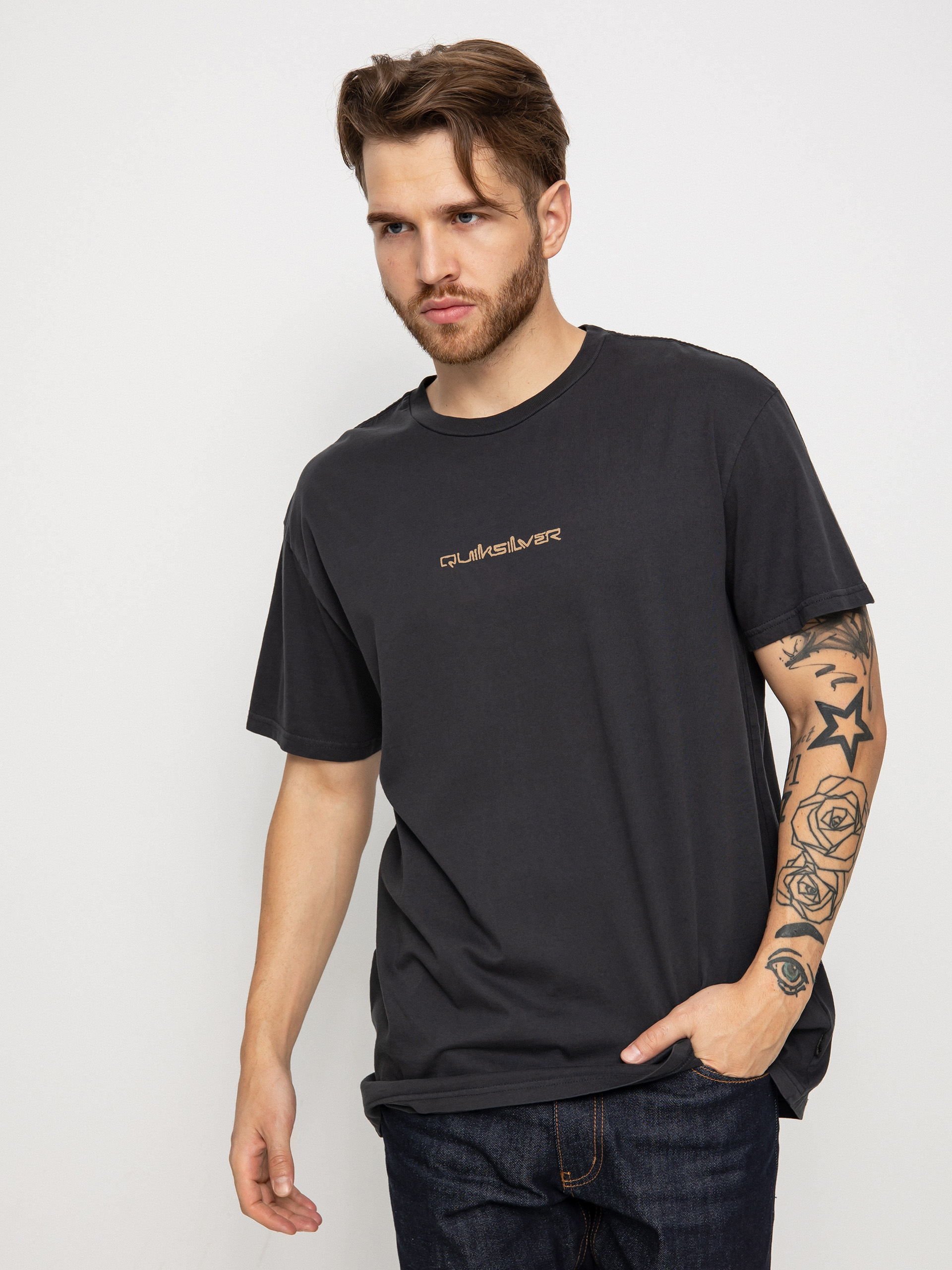 T-shirt Quiksilver Mongrel (black)
