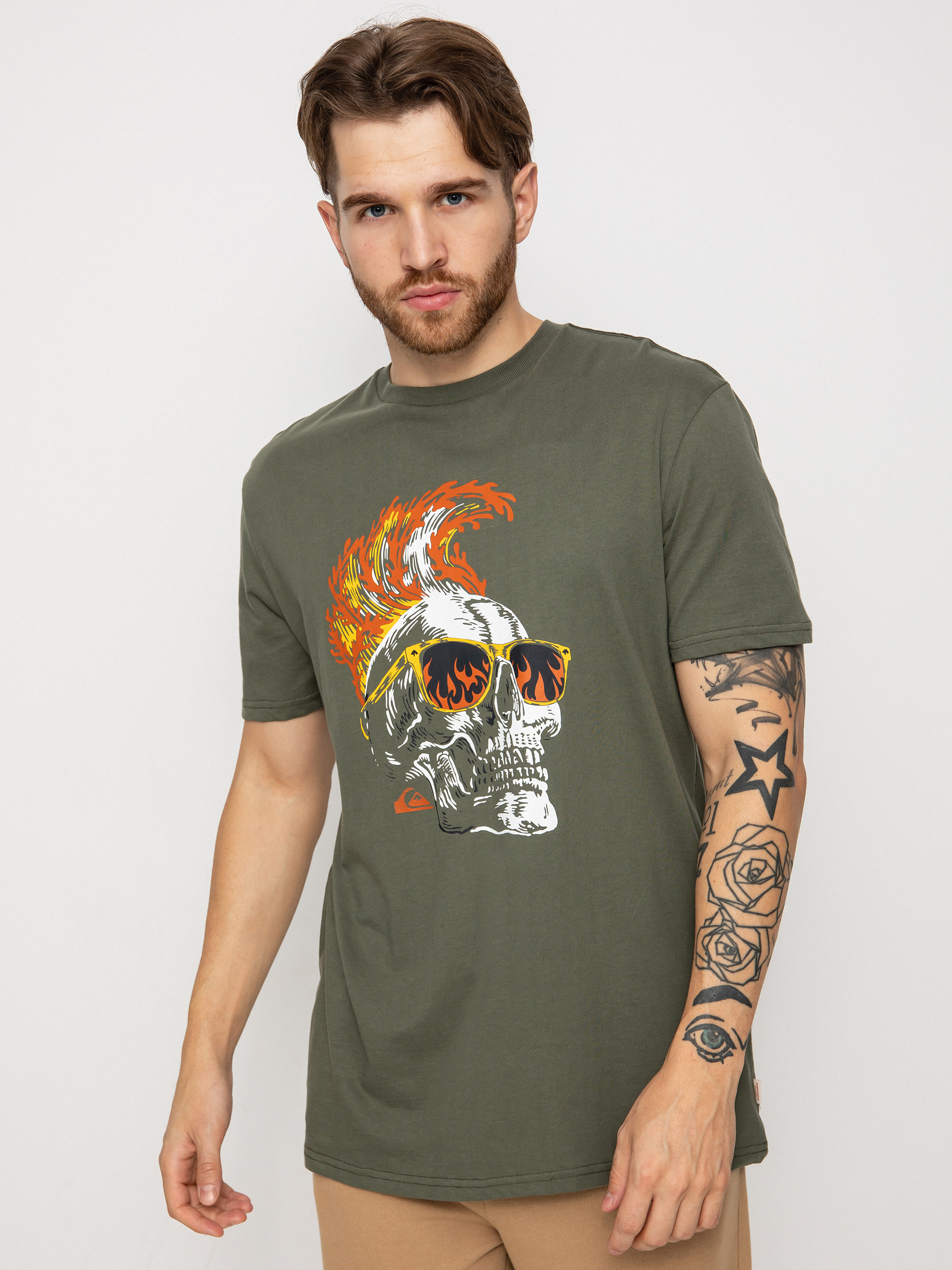 T-shirt Quiksilver Smoke Screen (thyme)