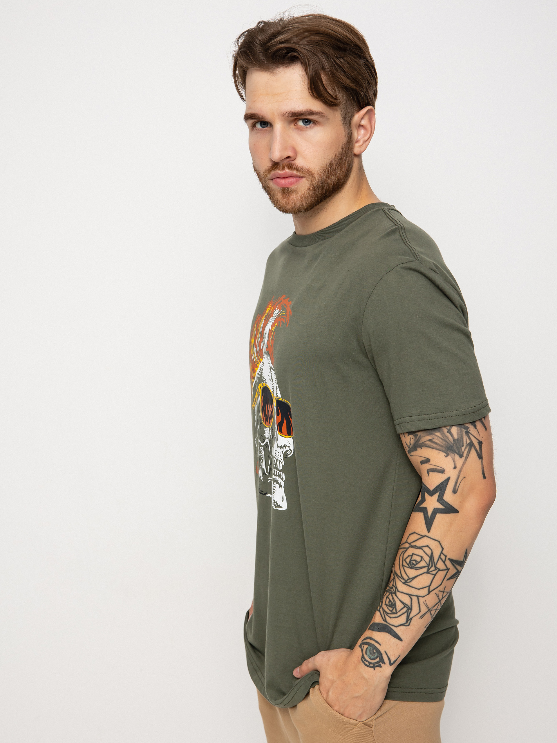 T-shirt Quiksilver Smoke Screen (thyme)