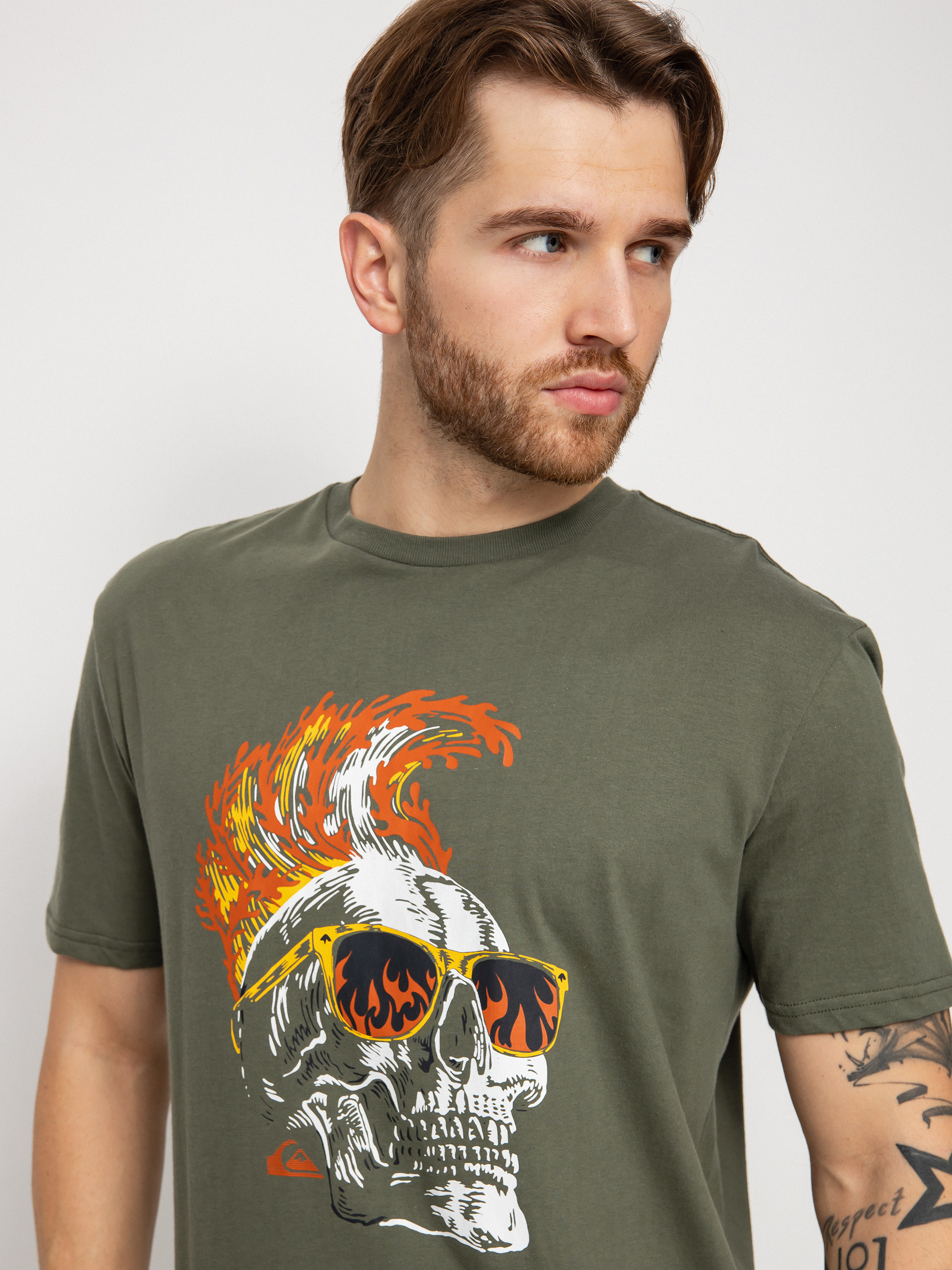 T-shirt Quiksilver Smoke Screen (thyme)