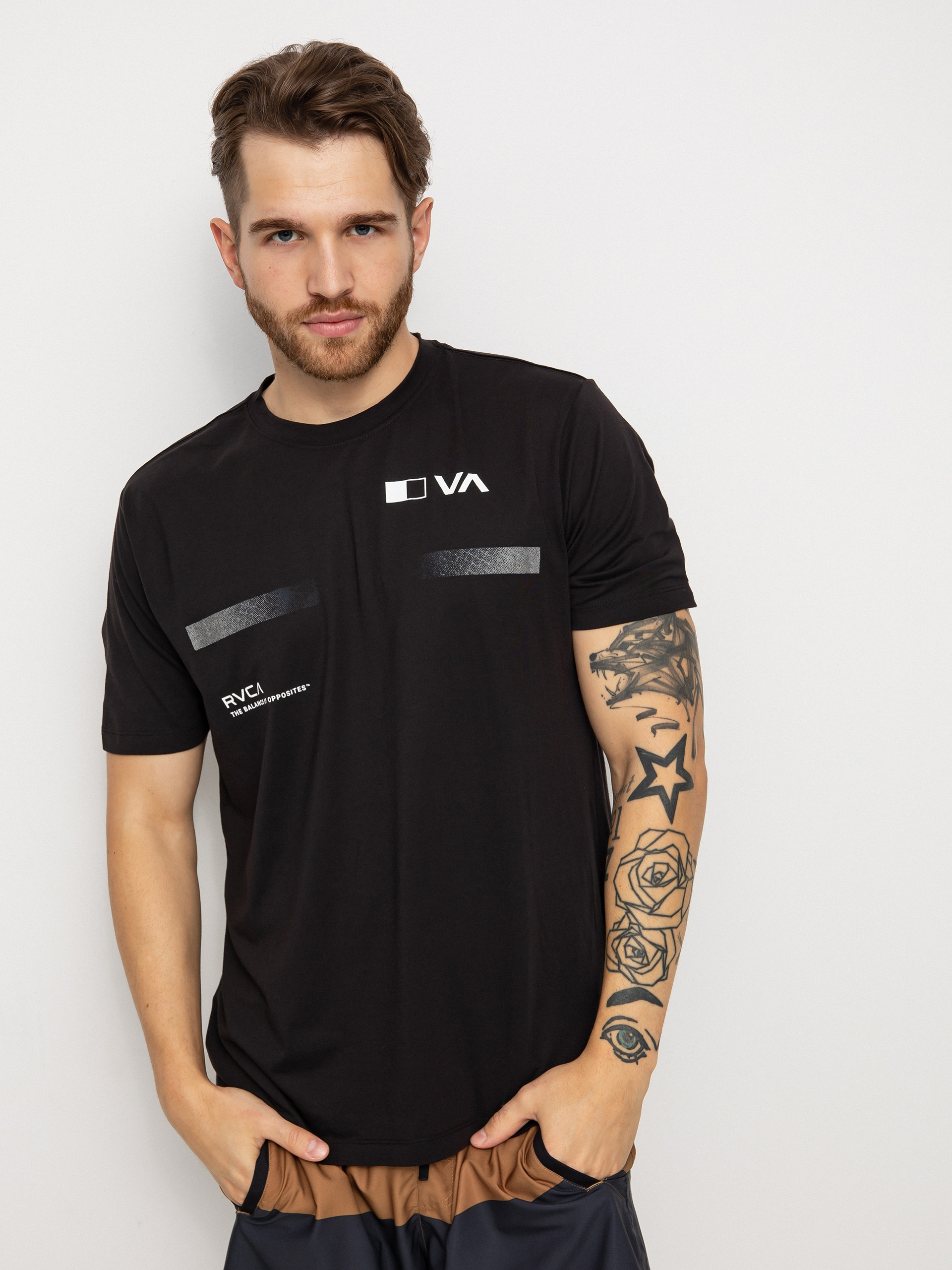 T-shirt RVCA Pix Bar (black)
