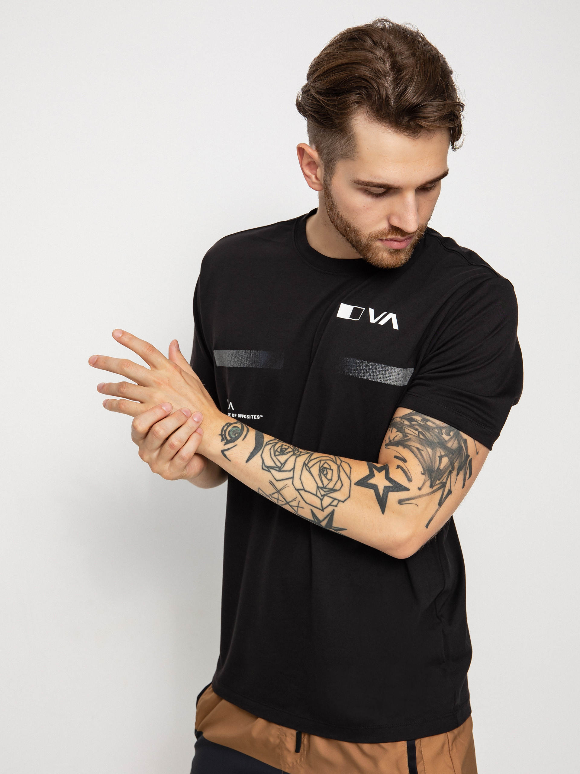 T-shirt RVCA Pix Bar (black)