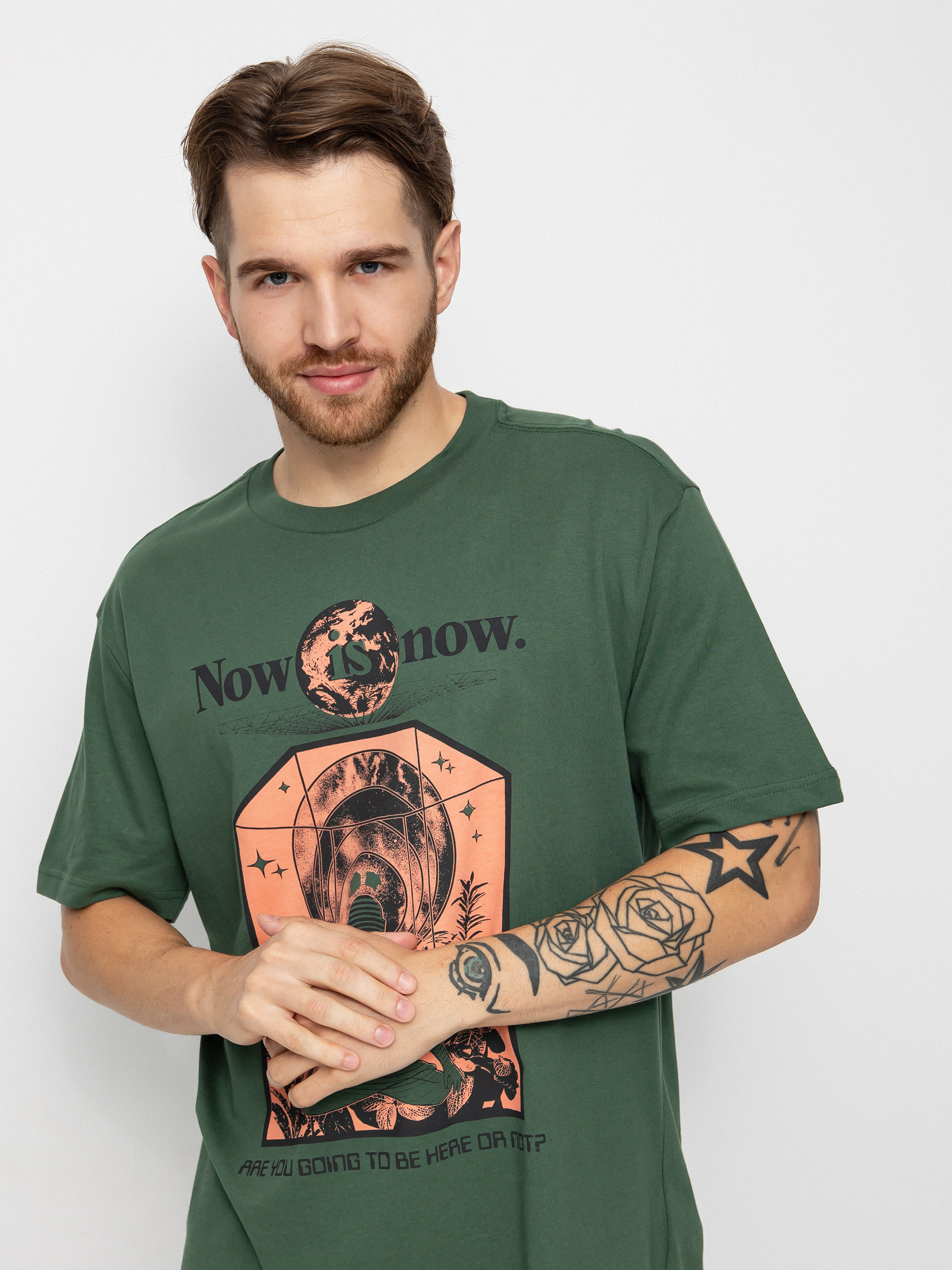 T-shirt RVCA Now Is Now (forest)