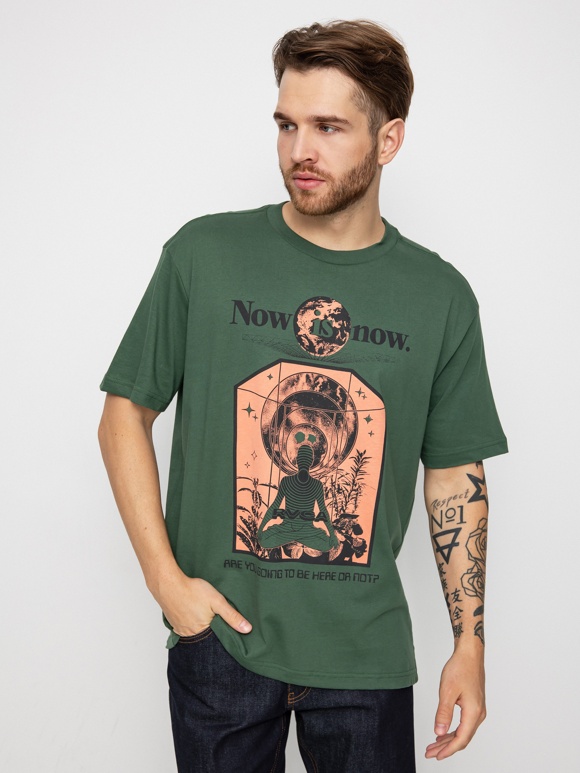 T-shirt RVCA Now Is Now (forest)