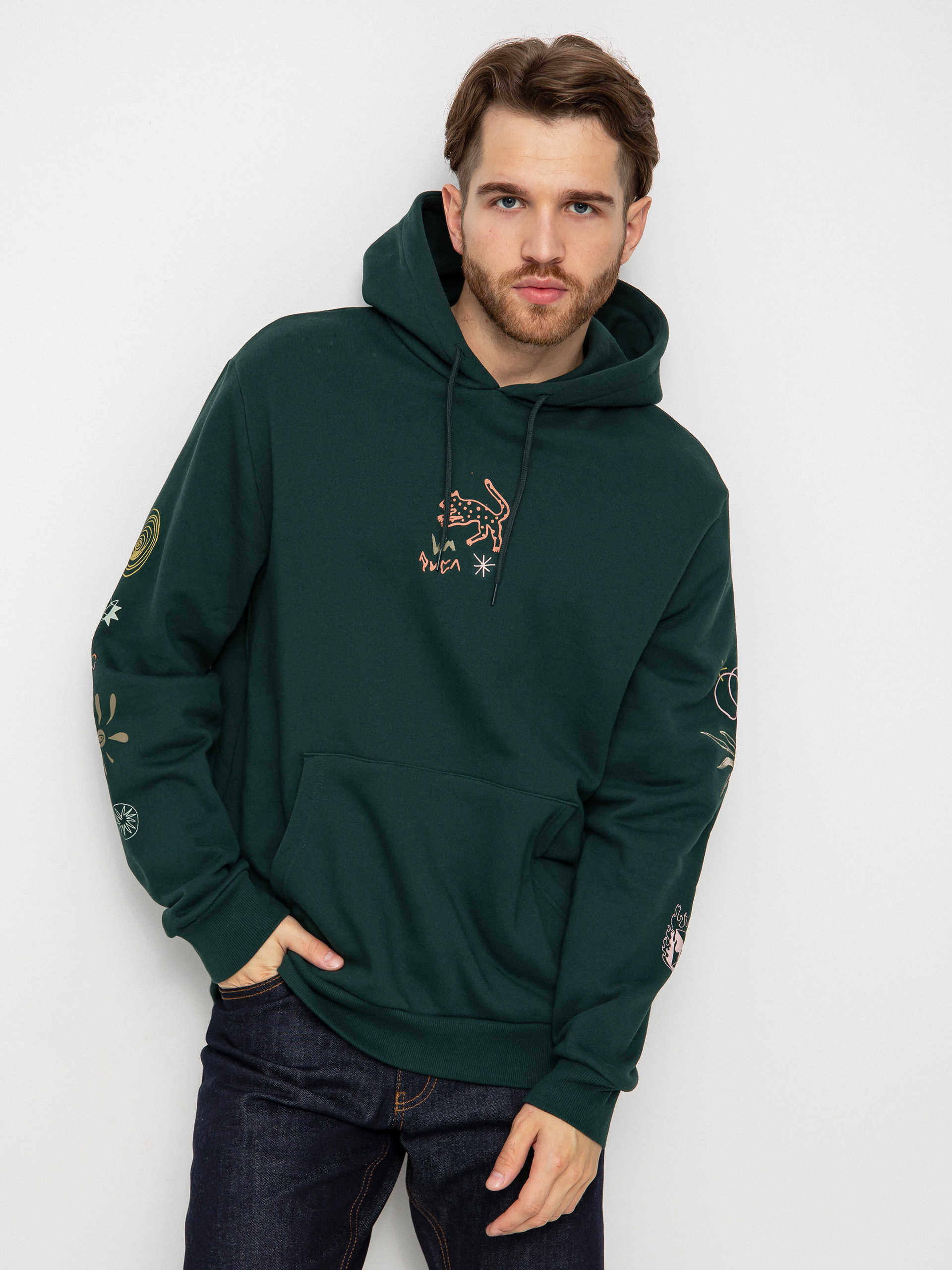 Bluza RVCA Petroglyph (hunter green)