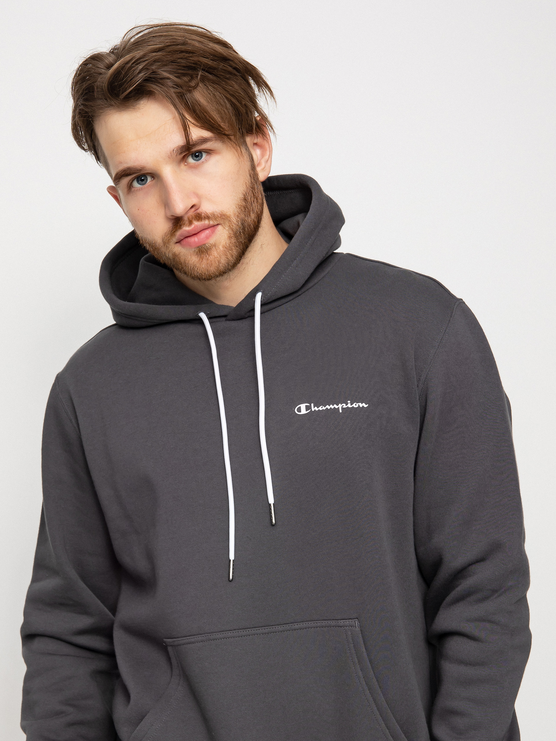 Bluza z kapturem Champion Legacy Hooded Sweatshirt 218287 HD (dag)