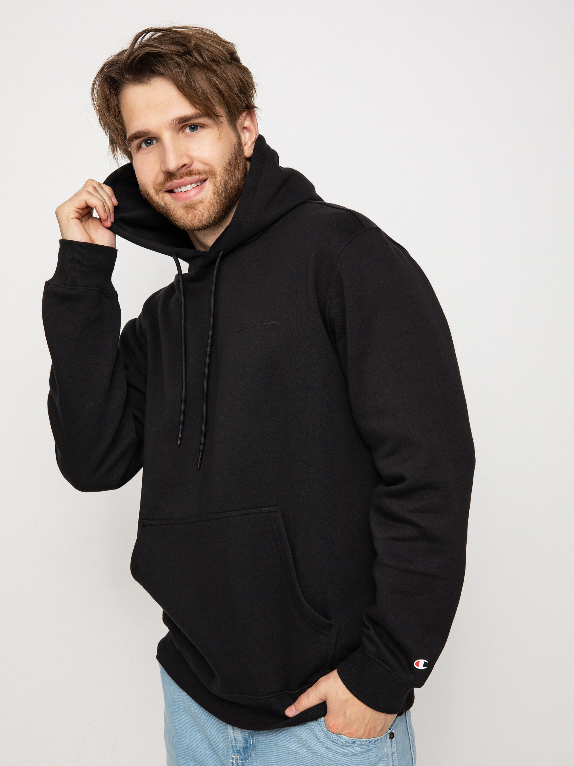 Bluza z kapturem Champion Legacy Hooded Sweatshirt 218287 HD (nbk)