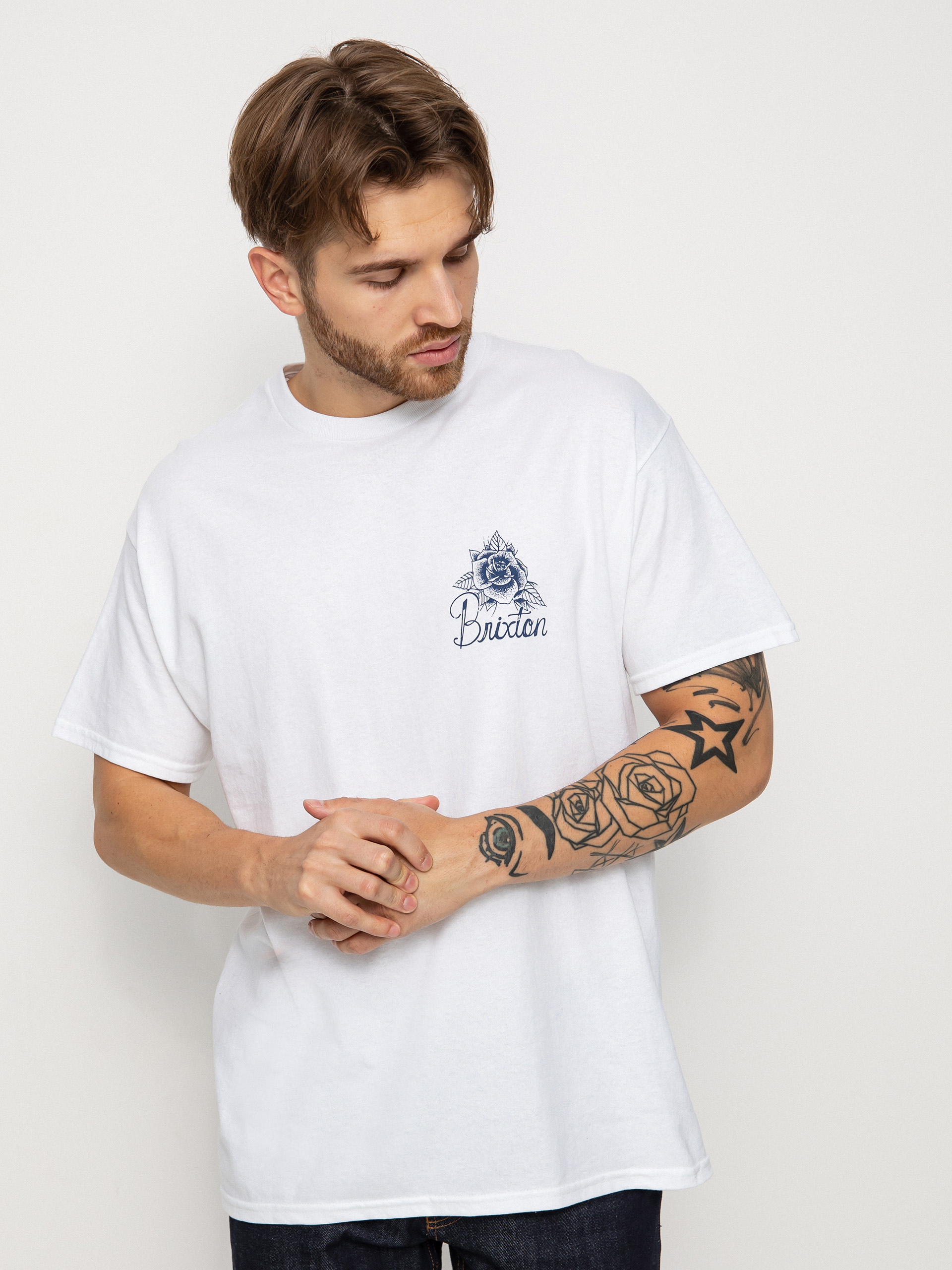 T-shirt Brixton Lost Highway (white)