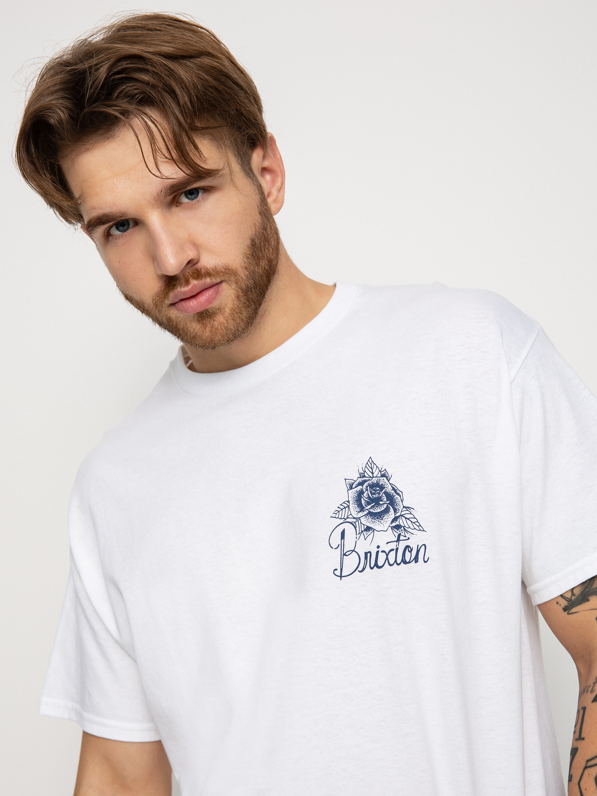 T-shirt Brixton Lost Highway (white)