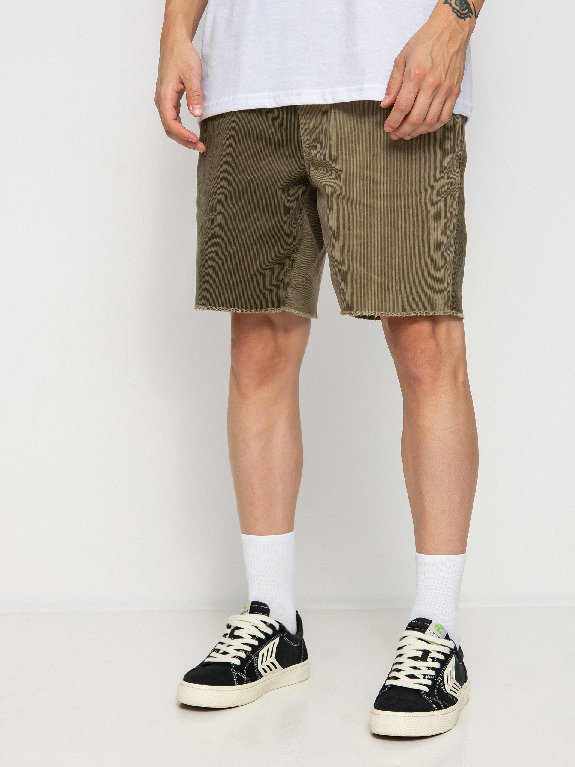 Szorty Brixton Madrid II (olive cord)