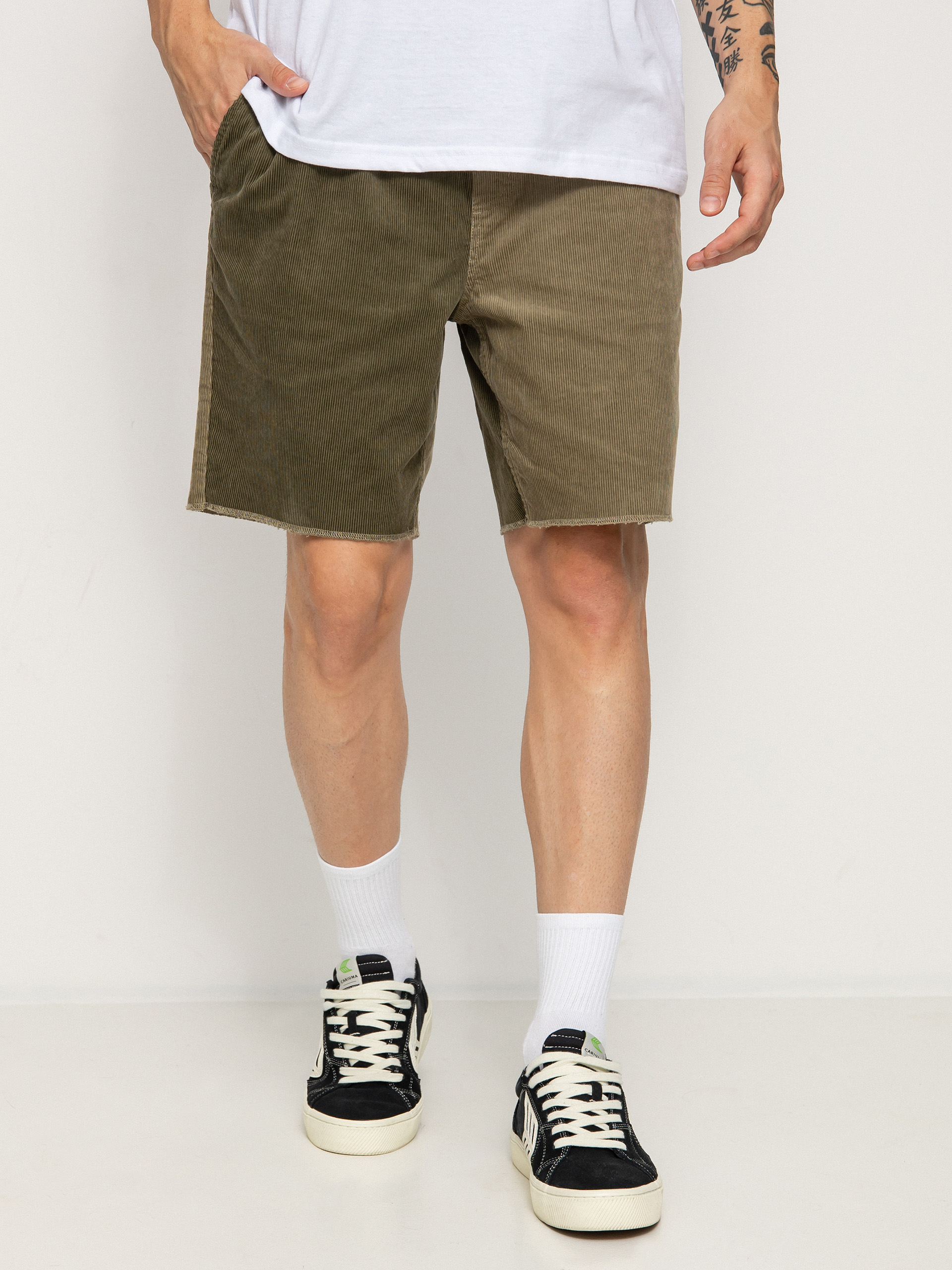 Szorty Brixton Madrid II (olive cord)