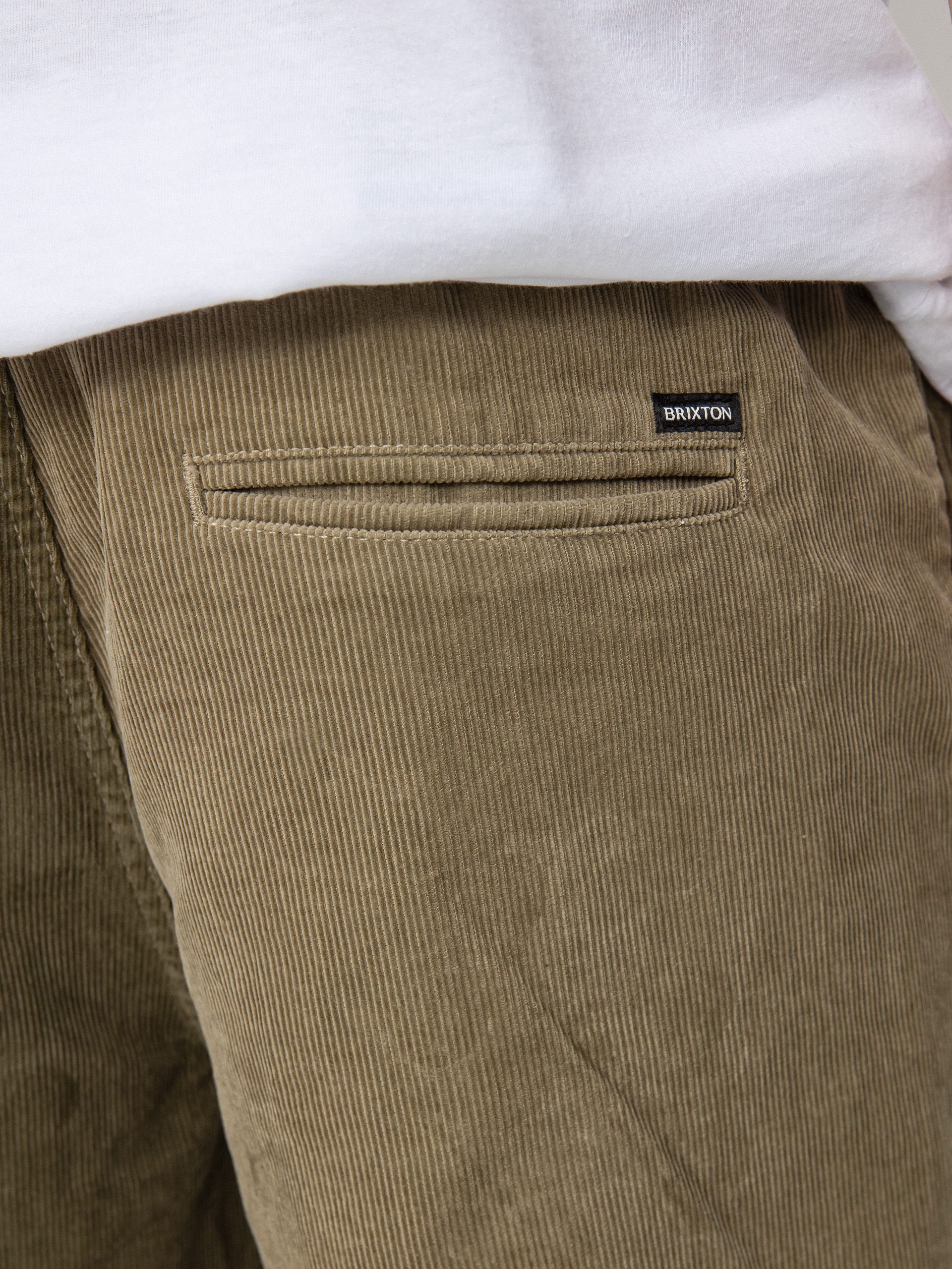 Szorty Brixton Madrid II (olive cord)