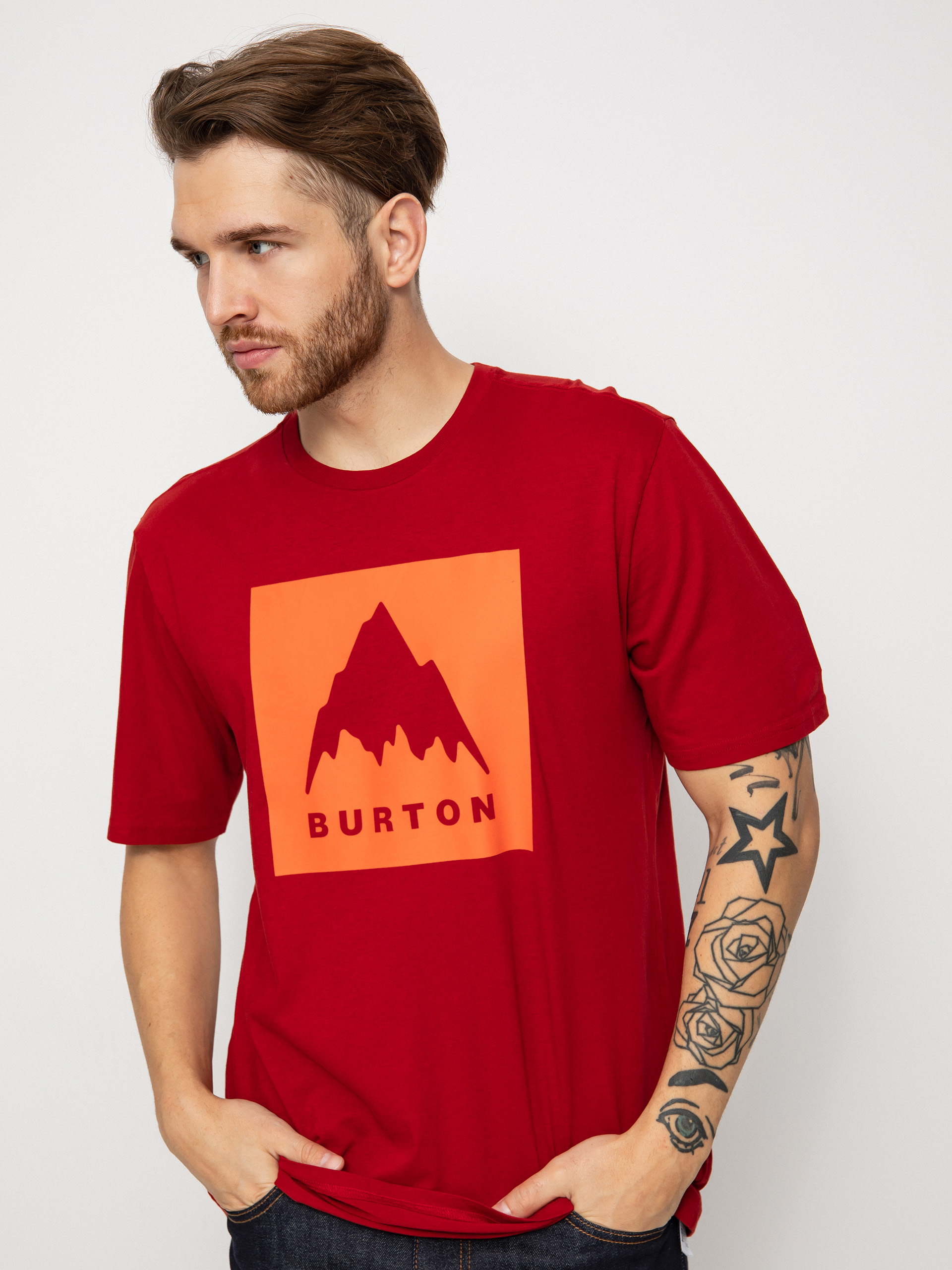 T-shirt Burton Classic Mountain High (sun dried tomato)
