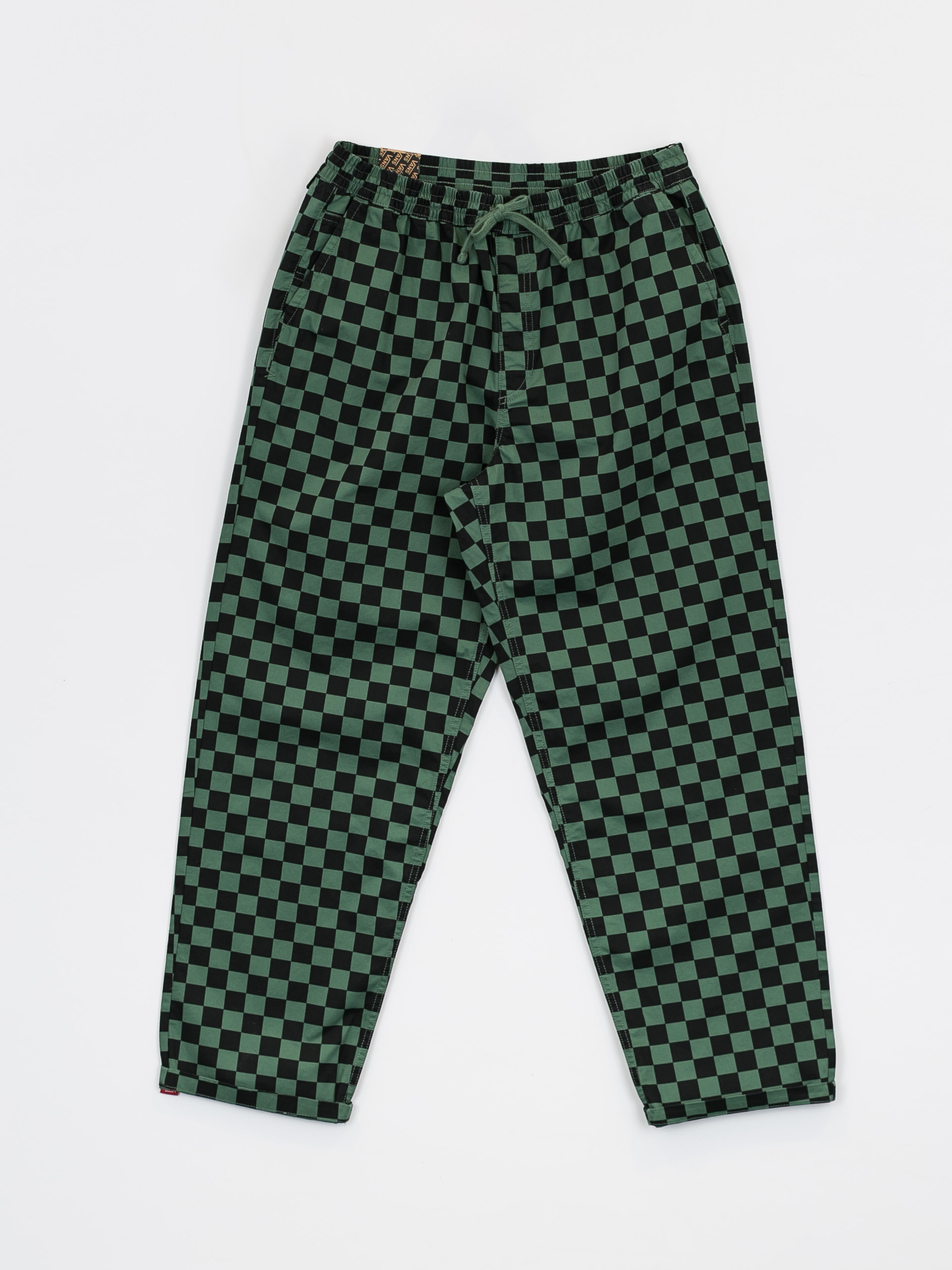 Spodnie Vans Range Baggy Tapered Elastic Waist (duck green/black)