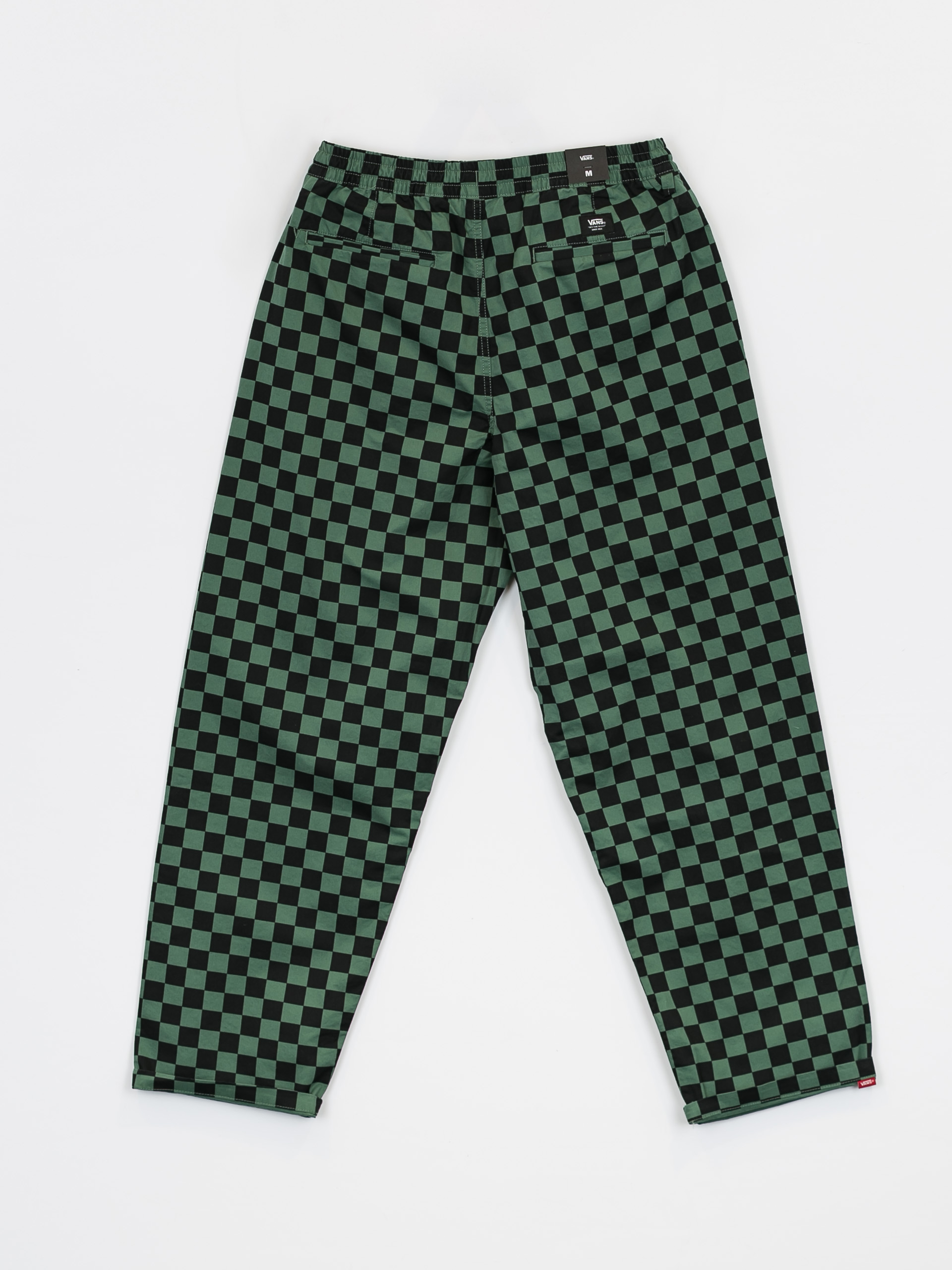 Spodnie Vans Range Baggy Tapered Elastic Waist (duck green/black)