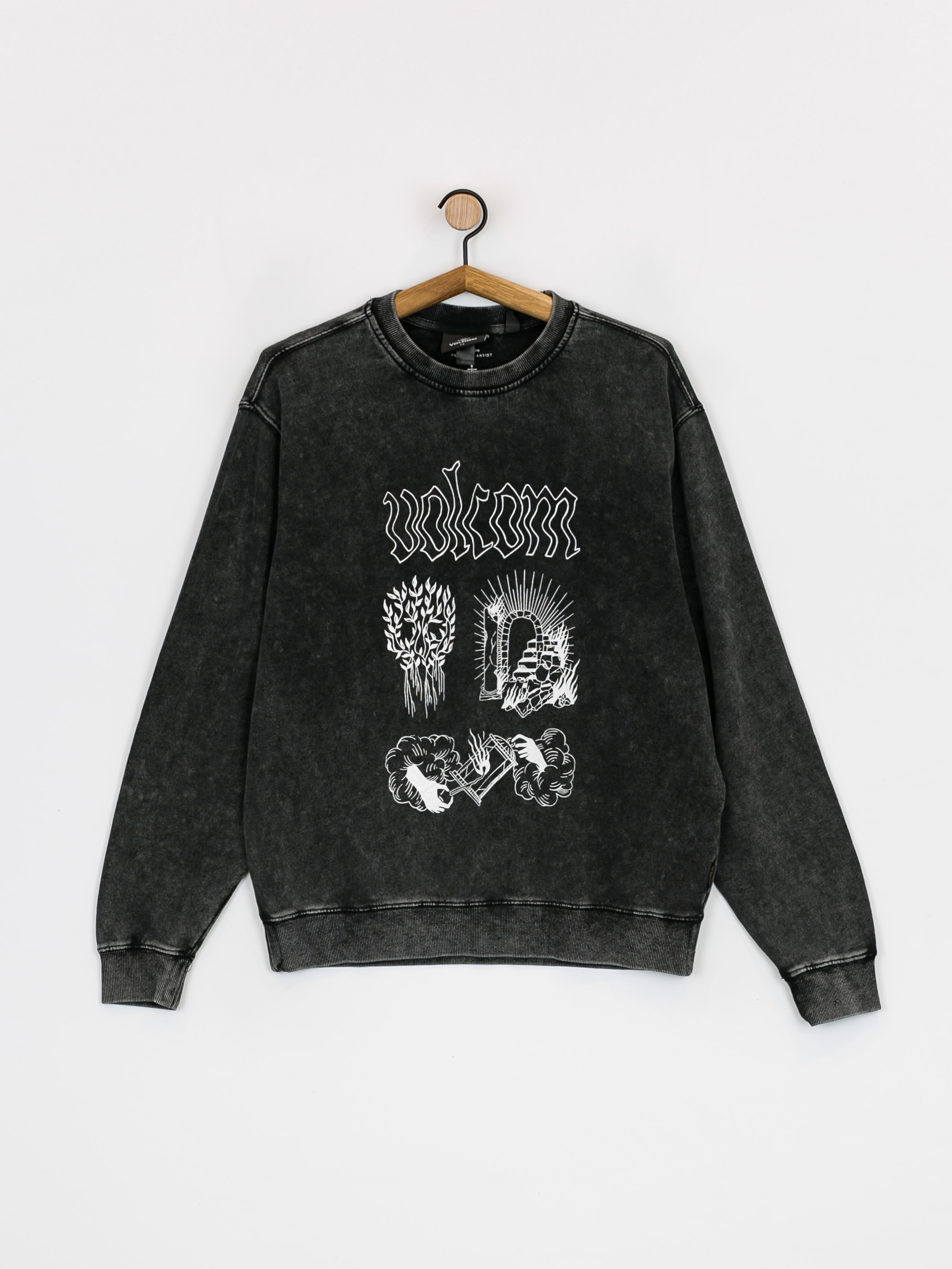 Bluza Volcom Fa Vaderetro Crew (black)