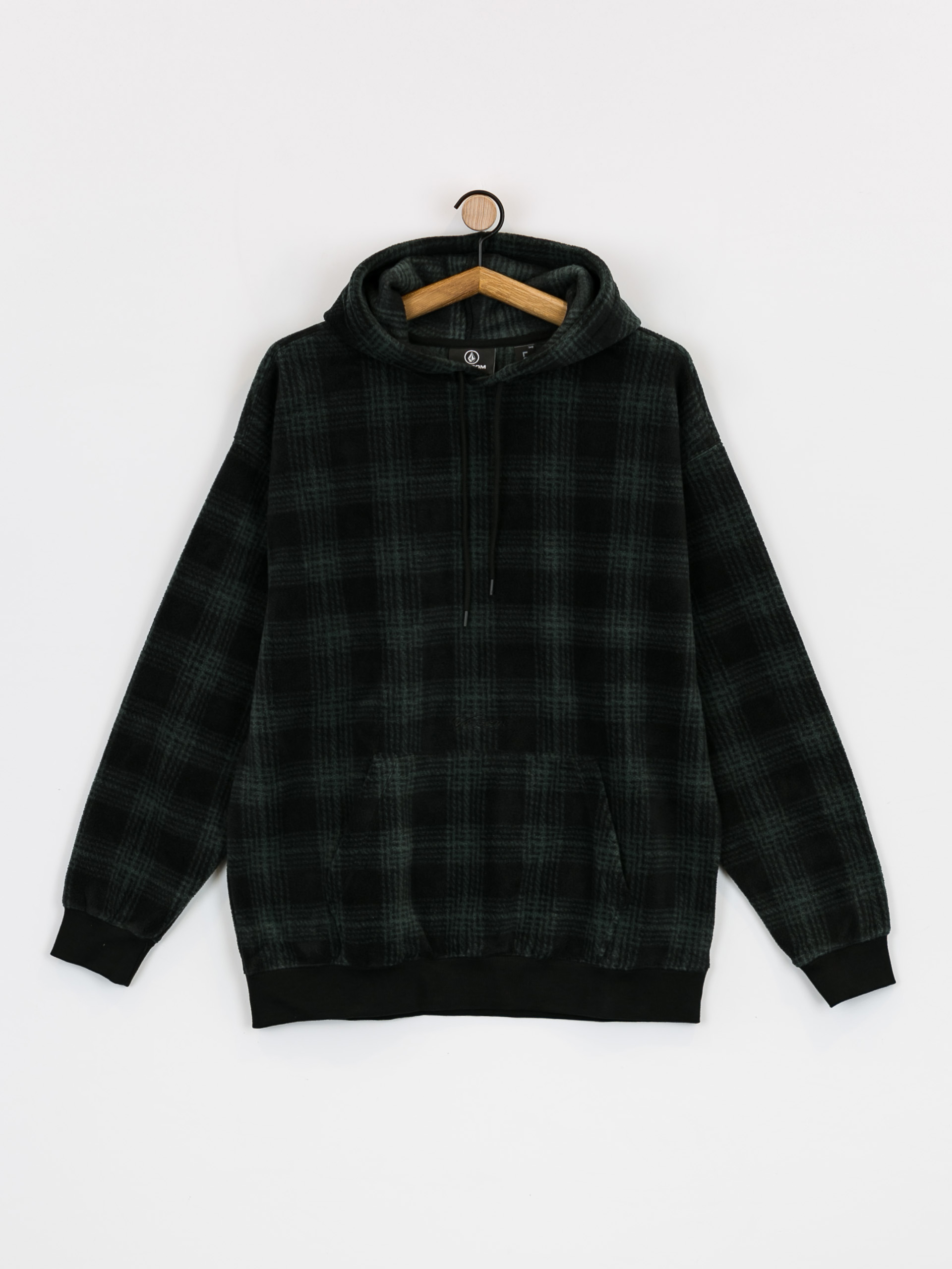 Bluza z kapturem Volcom Throw Exceptions HD (cedar green)