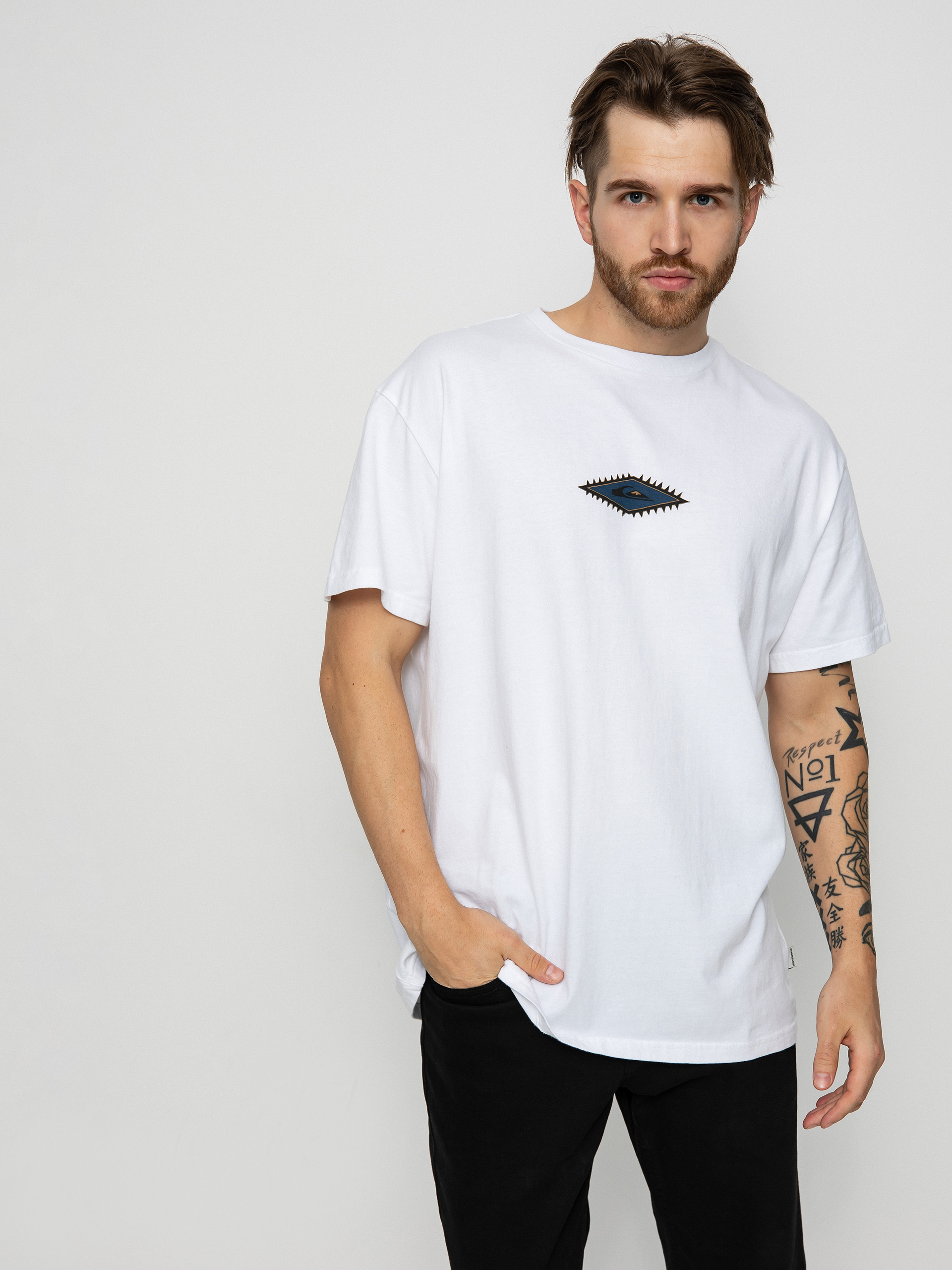 T-shirt Quiksilver Mongrel (white)