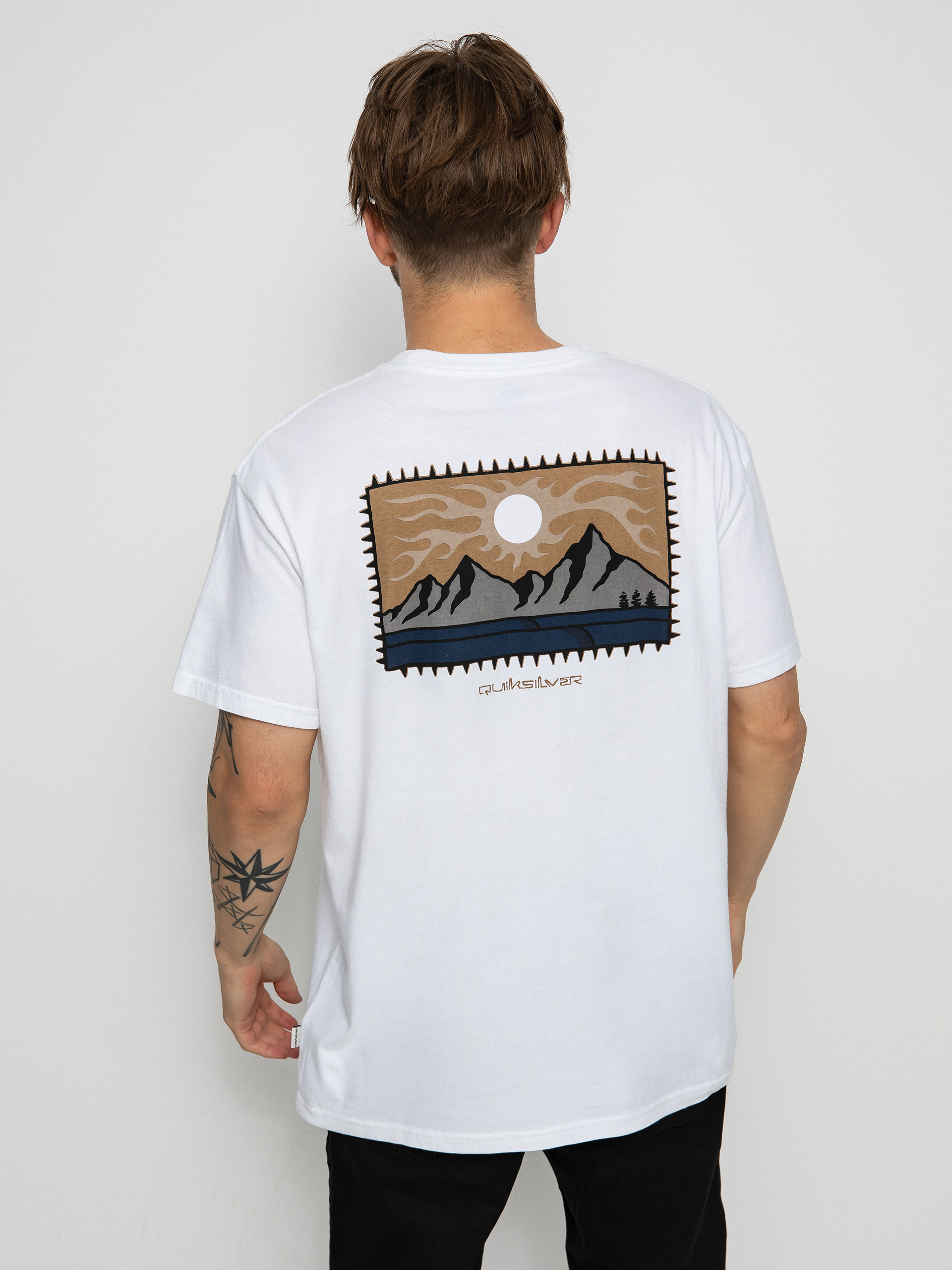 T-shirt Quiksilver Mongrel (white)