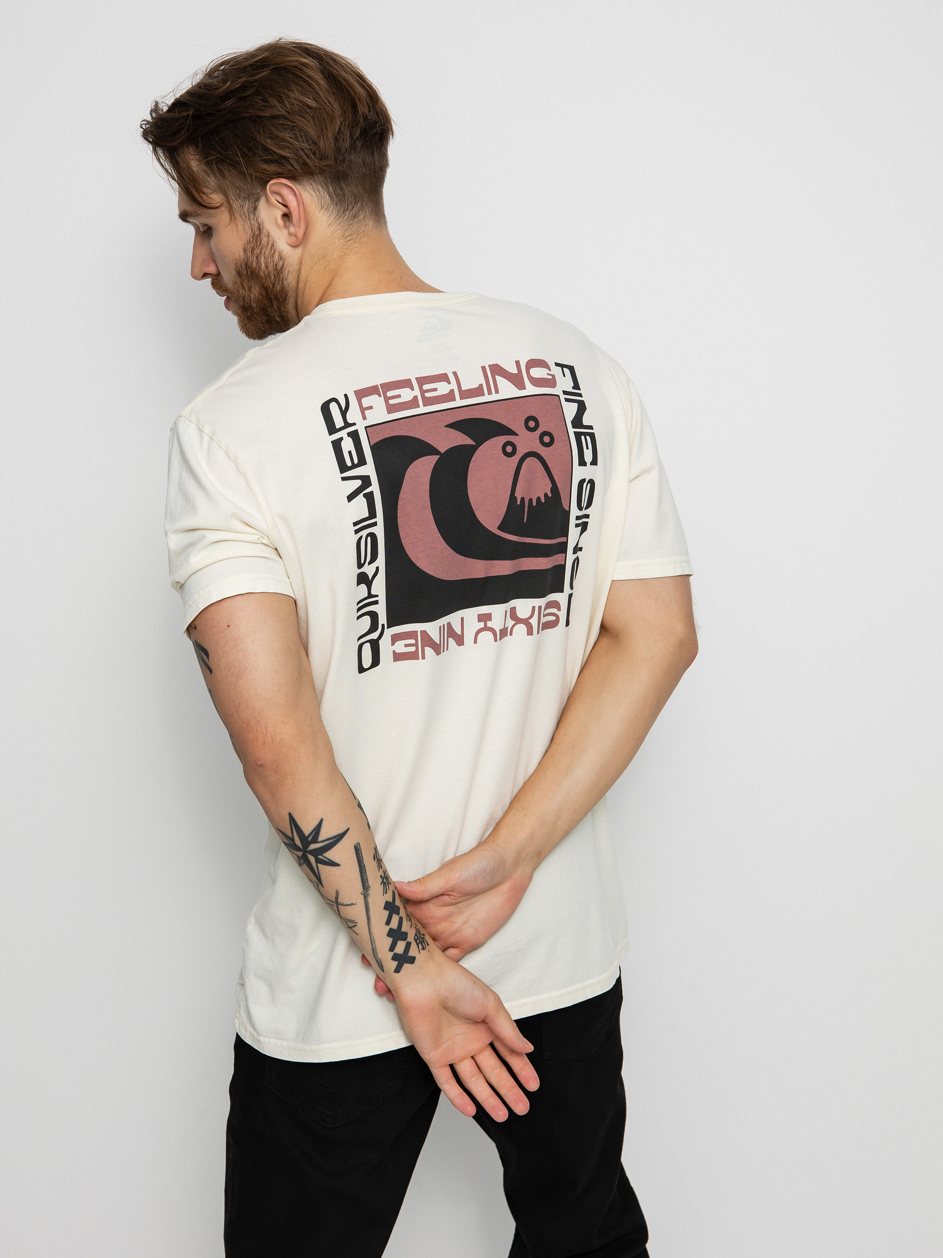 T-shirt Quiksilver Wavy Minds (birch)