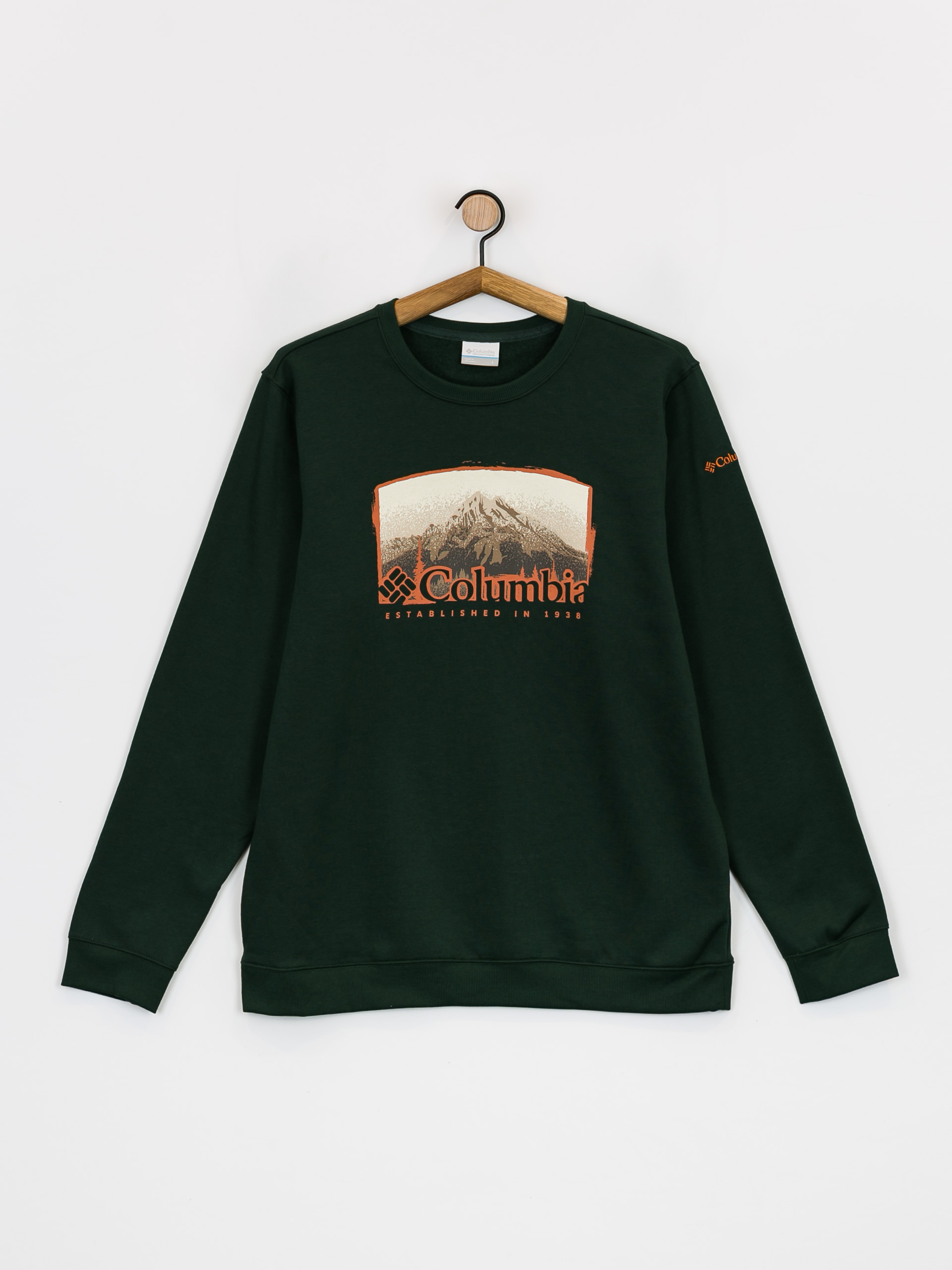 Bluza Columbia Hart Mountain Graphic Crew (spruce foggy h)