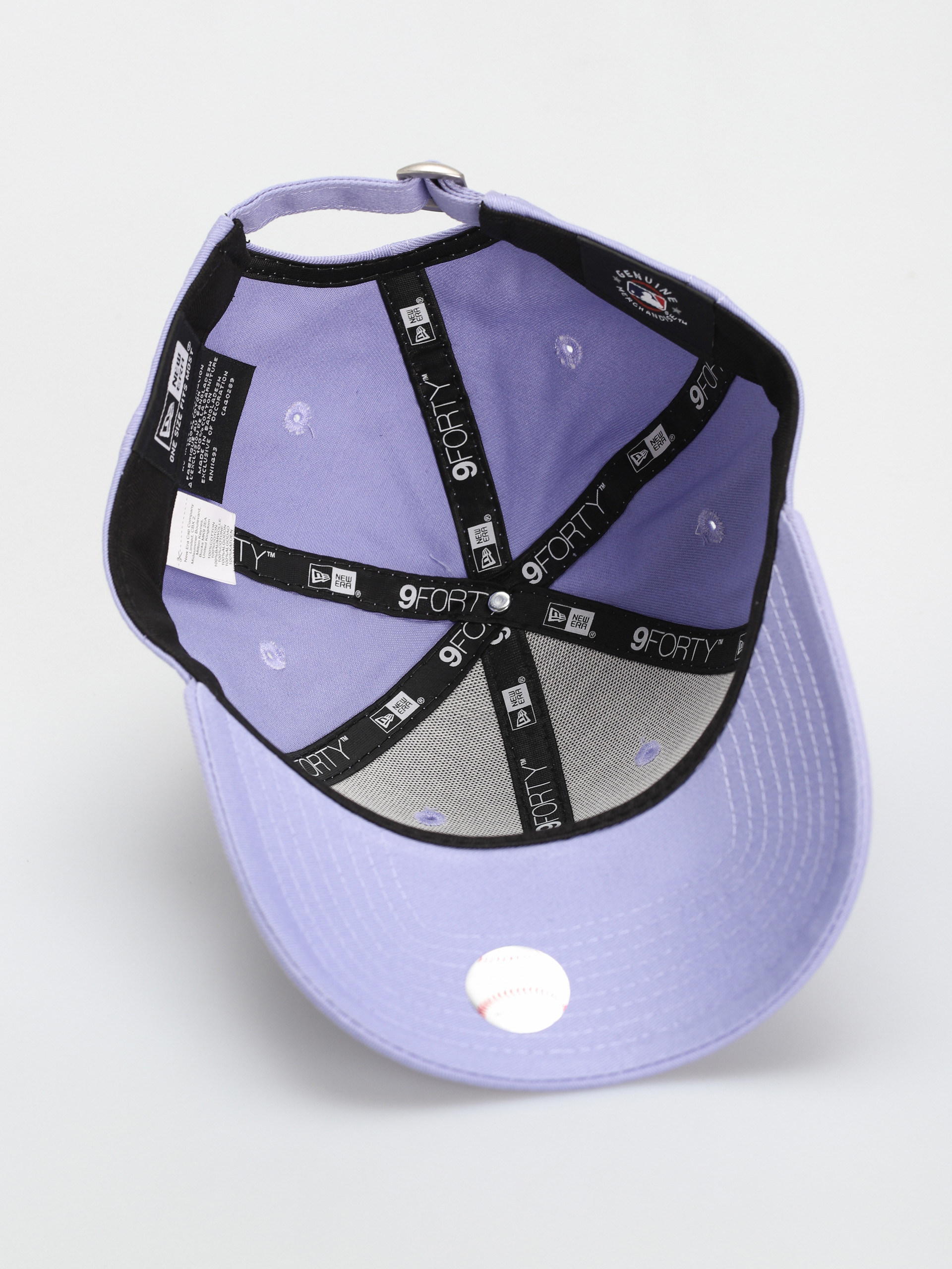 Czapka z daszkiem New Era League Essential 9Forty New York Yankess Wmn (lavender/white)