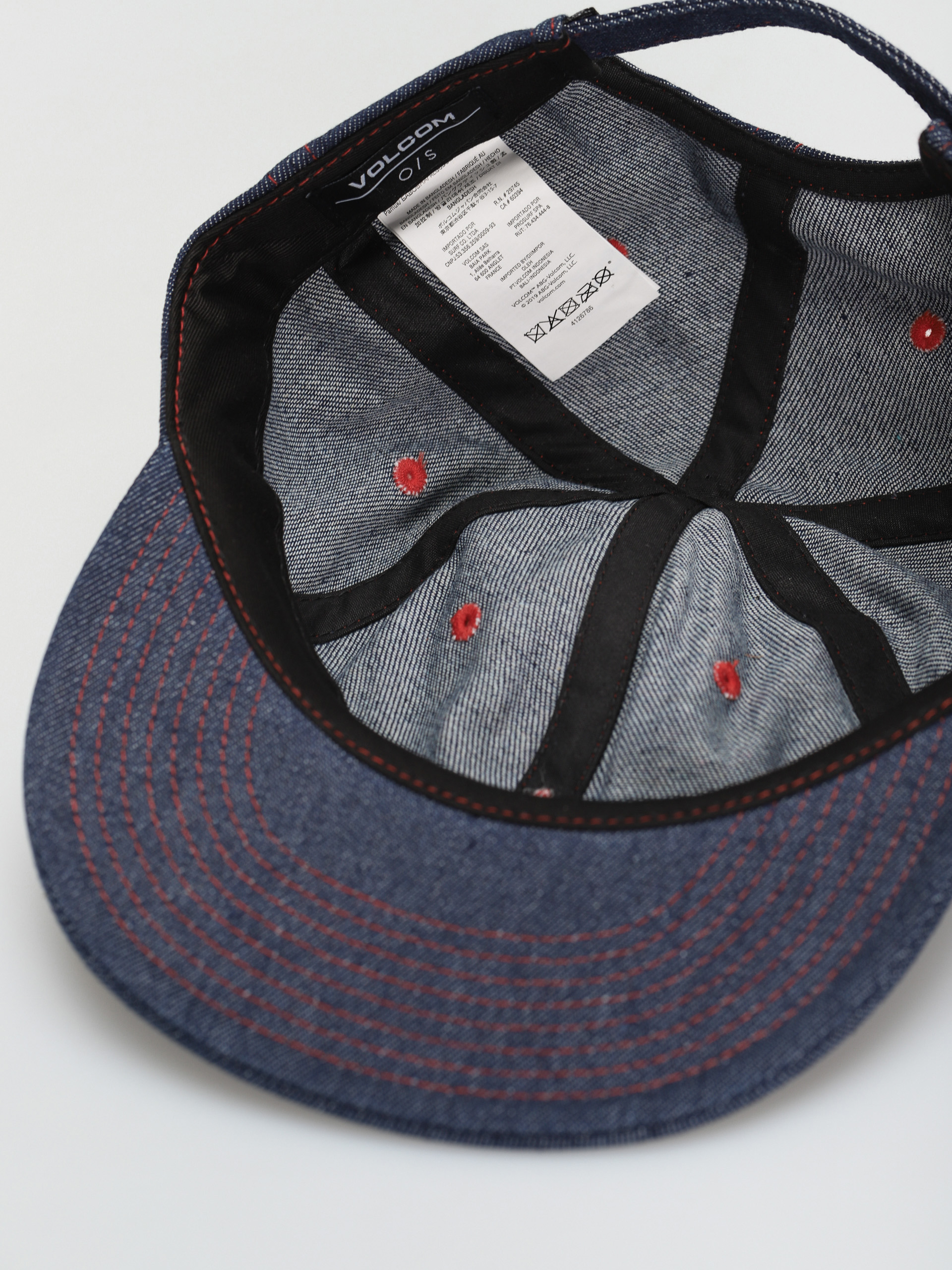 Czapka z daszkiem Volcom Full Stone Dad Nuts (indigo ridge wash)